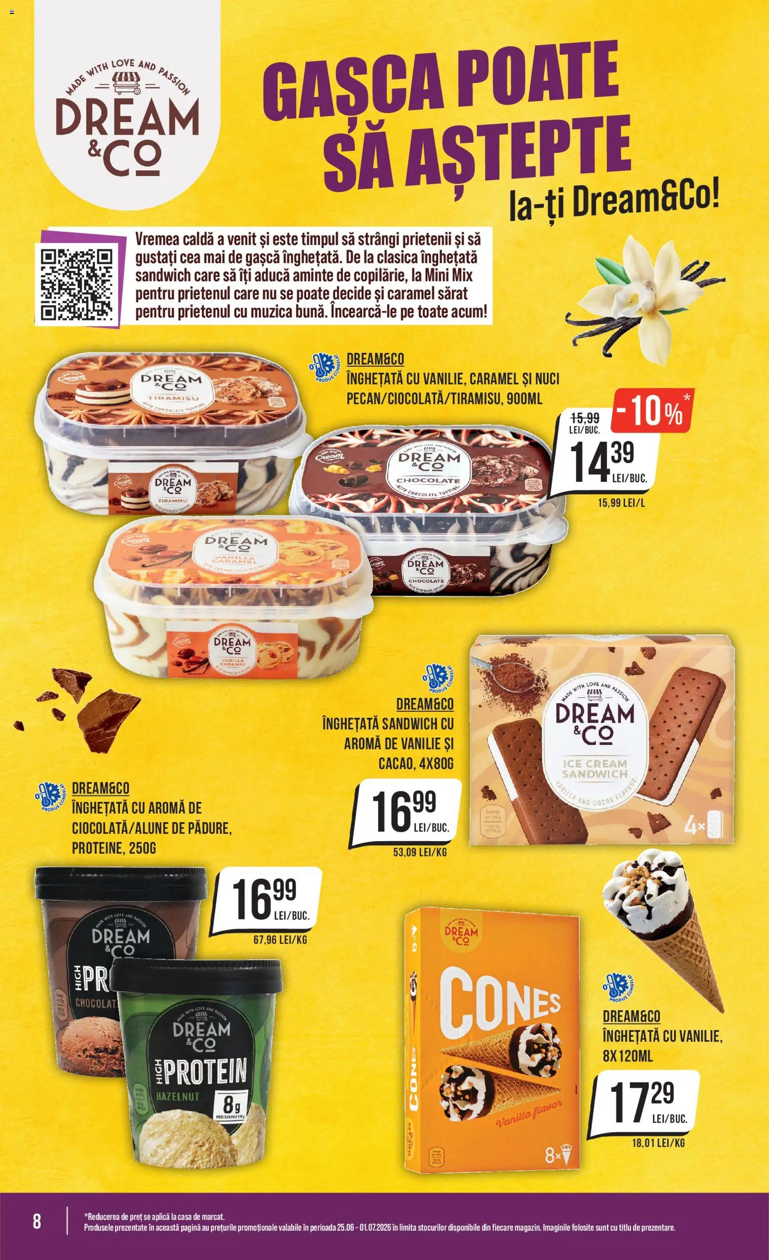 Catalog Mega Image 25 - 30 Iunie 2026 | Pagina 8 | Produse: Tiramisu, Nuci, Înghețată