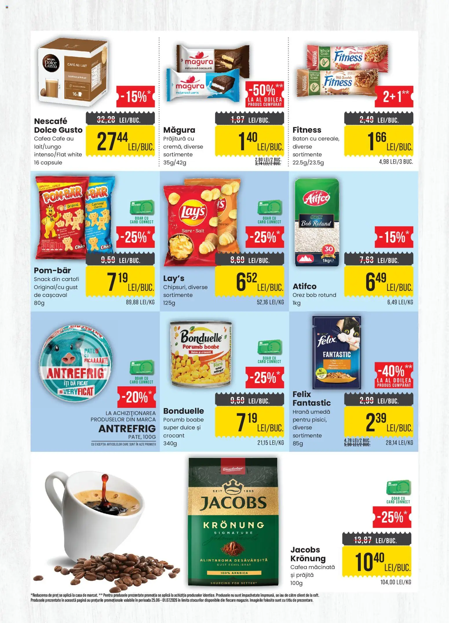 Catalog Mega Image 25 - 30 Iunie 2026 | Pagina 3 | Produse: Prăjitură, Cafea, Ciocolată, Cartofi