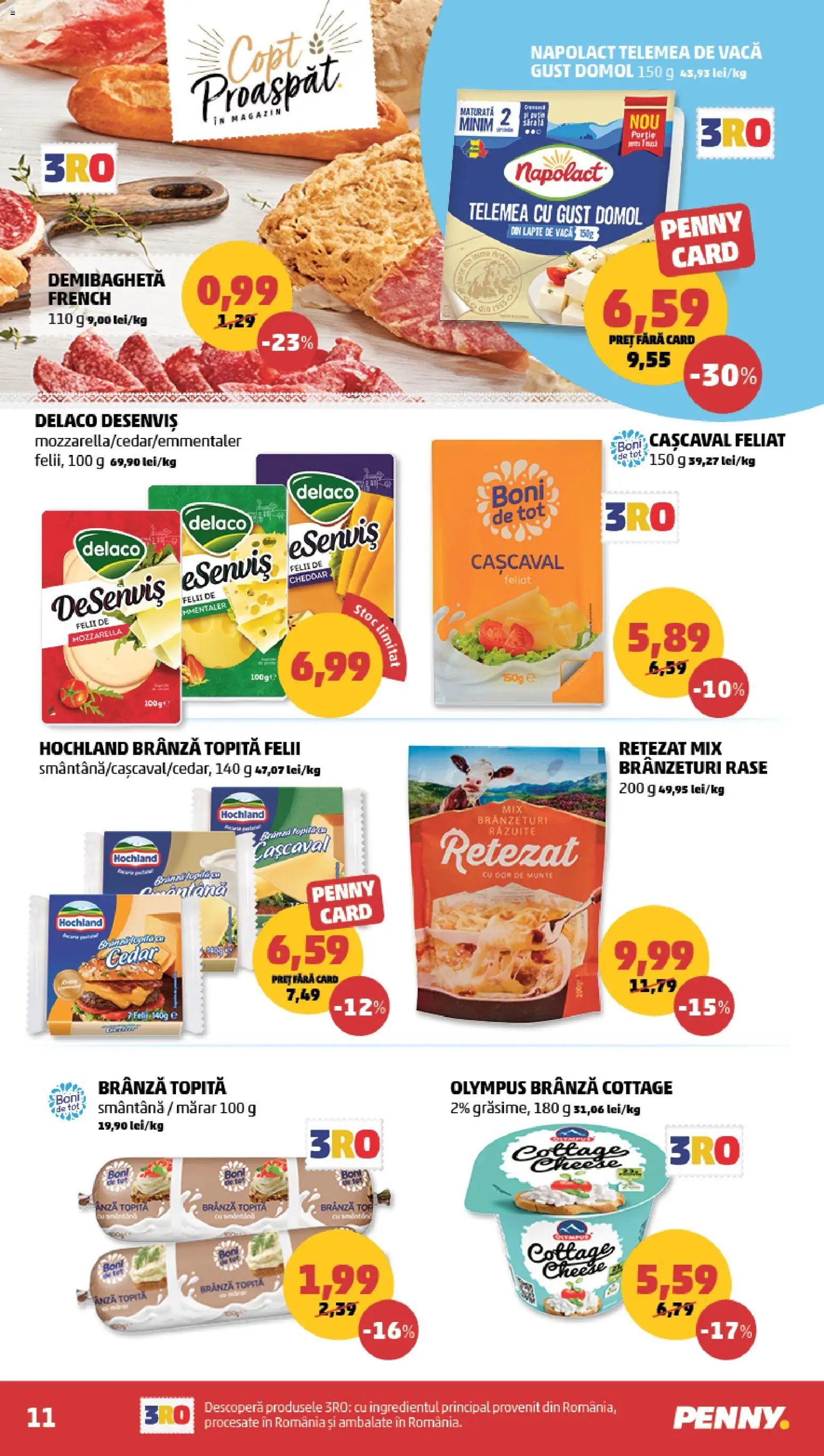 Catalog PENNY Market 24 - 29 Iunie 2026 | Pagina 11 | Produse: Mărar, Light Kedi Konservesi, Mozzarella, Brânză