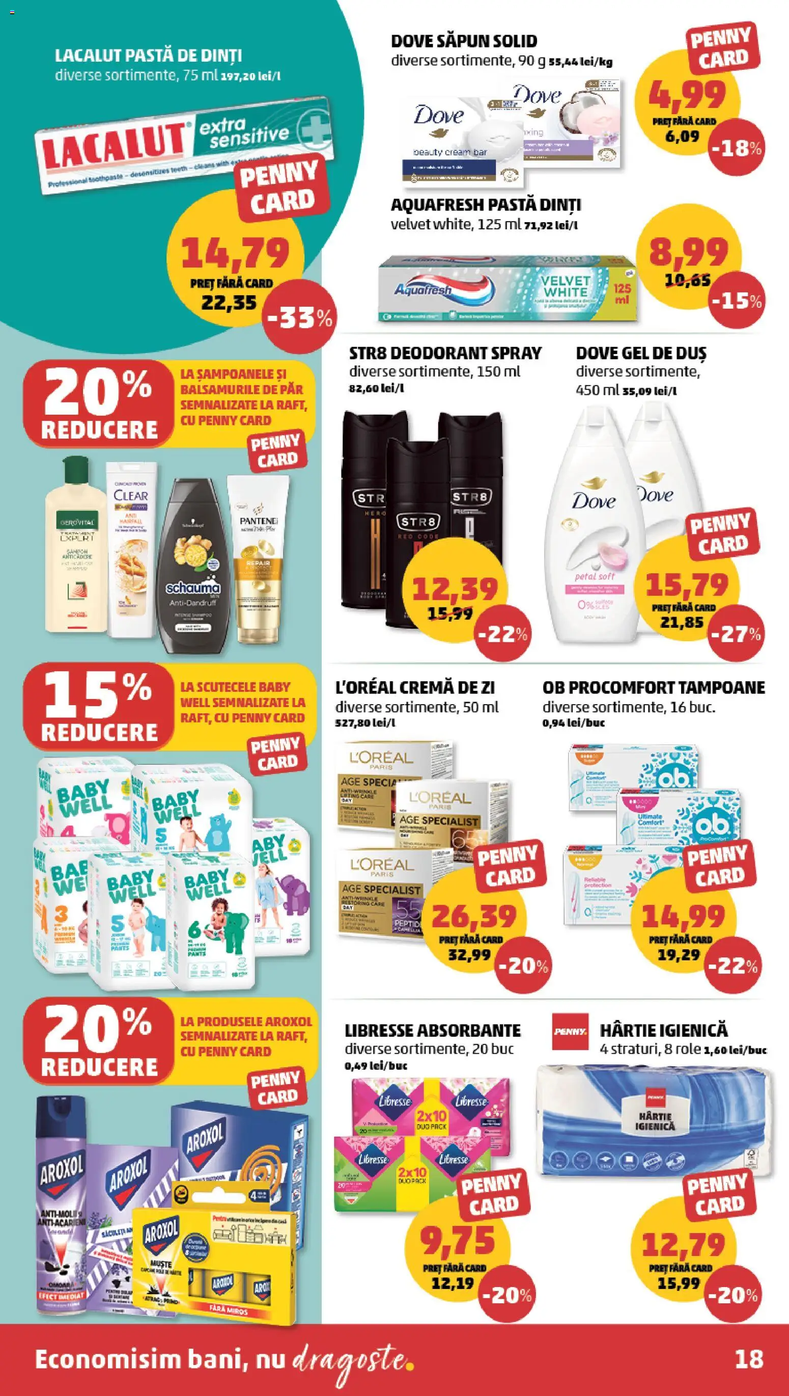 Catalog PENNY Market 24 - 29 Iunie 2026 | Pagina 18 | Produse: Săpun solid, Cremă de zi, Gel de duș, Deodorant