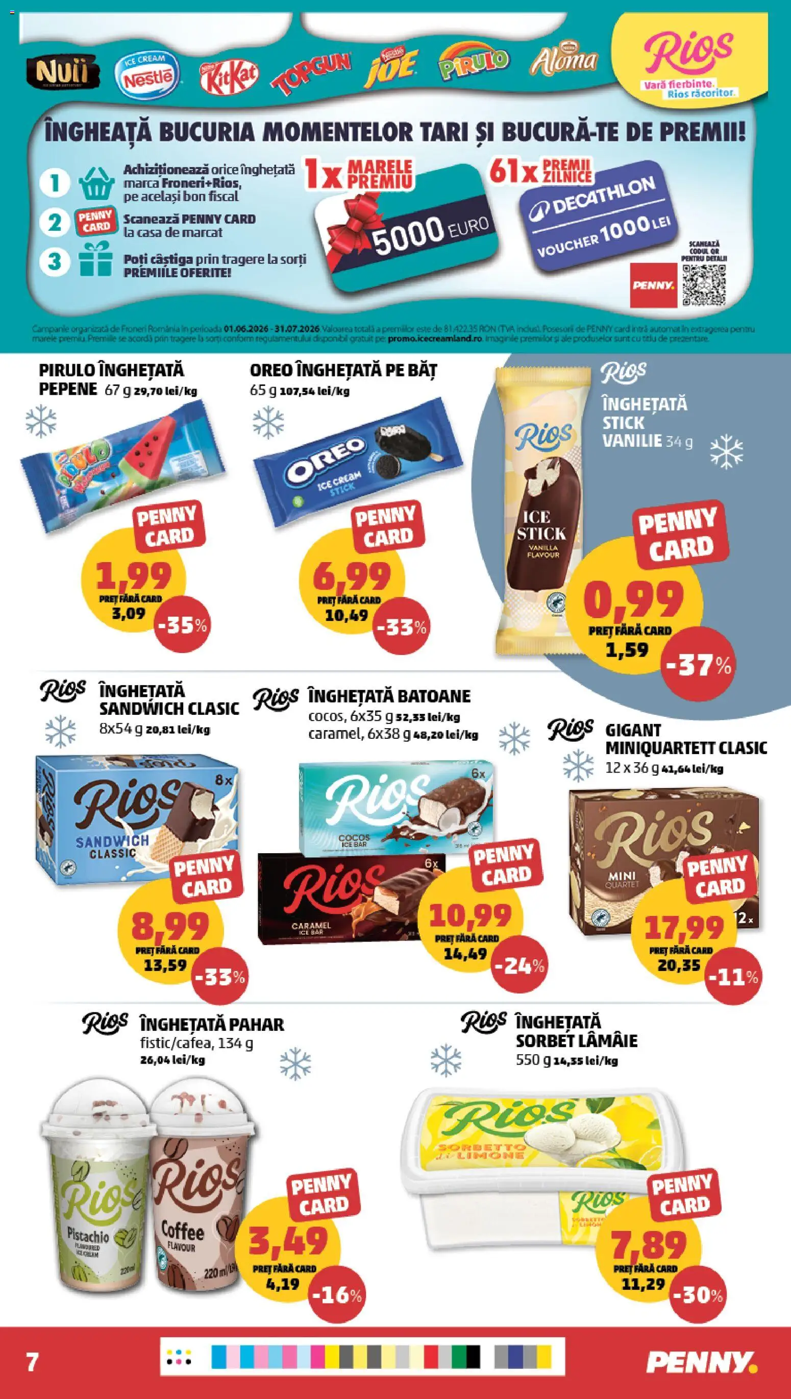 Catalog PENNY Market 24 - 29 Iunie 2026 | Pagina 7 | Produse: Înghețată, Lămâie