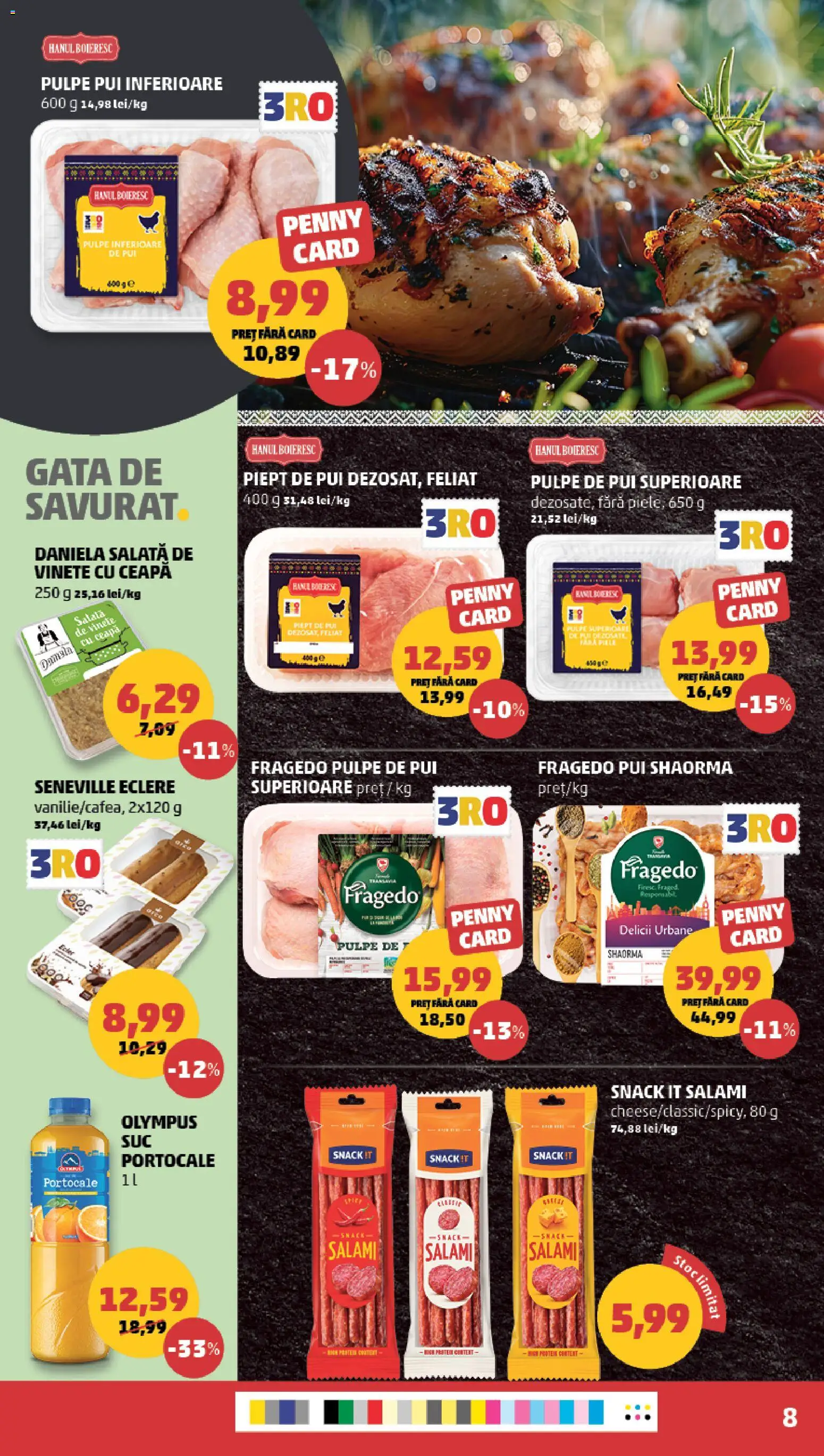 Catalog PENNY Market 24 - 29 Iunie 2026 | Pagina 8 | Produse: Hacıyatmaz Kedi Oyuncağı, Portocale, Salată, Ceapă