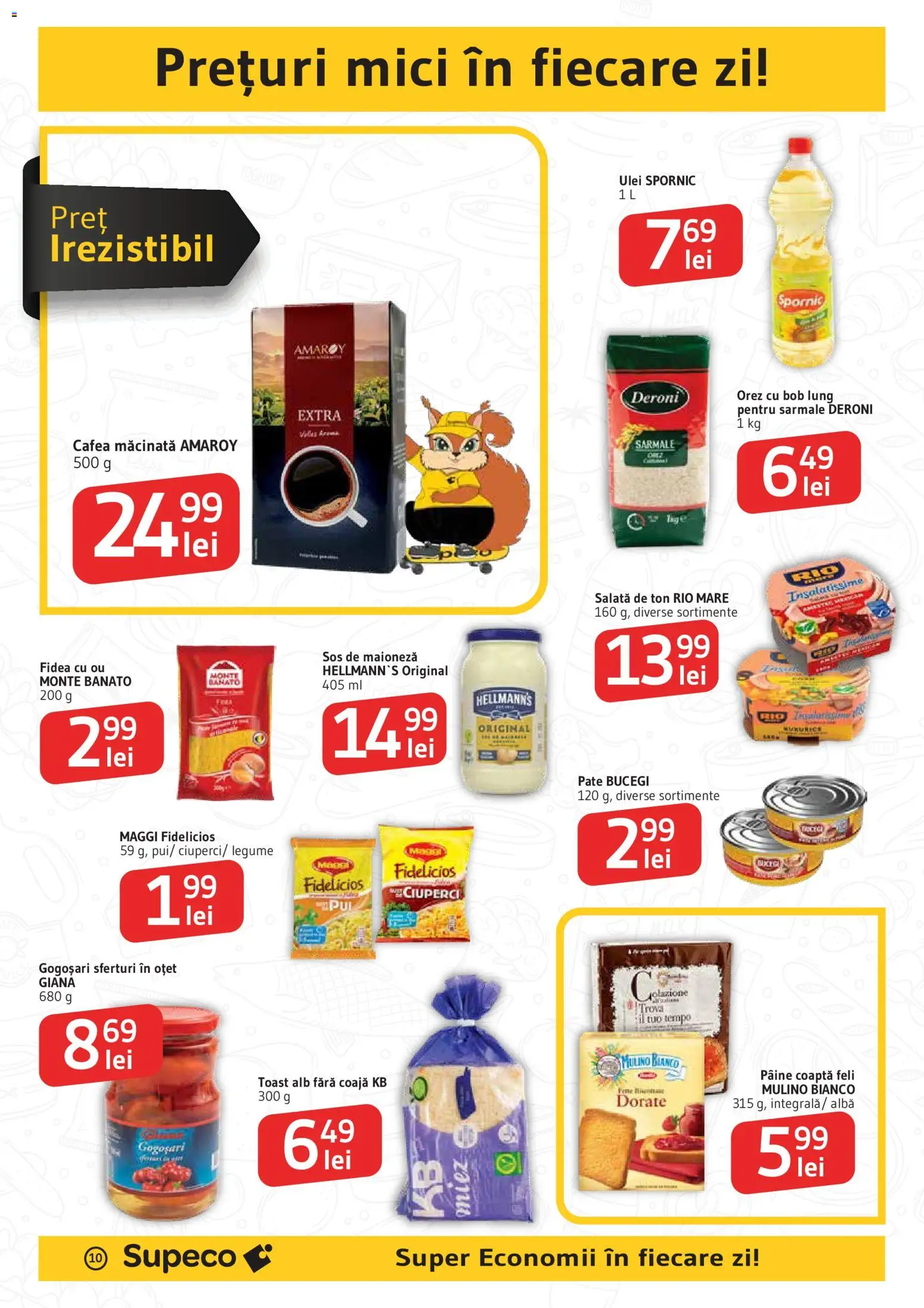 Catalog Supeco 25 Iunie - 7 Iulie 2026 | Pagina 10 | Produse: Mici, Cafea, Orez, Legume
