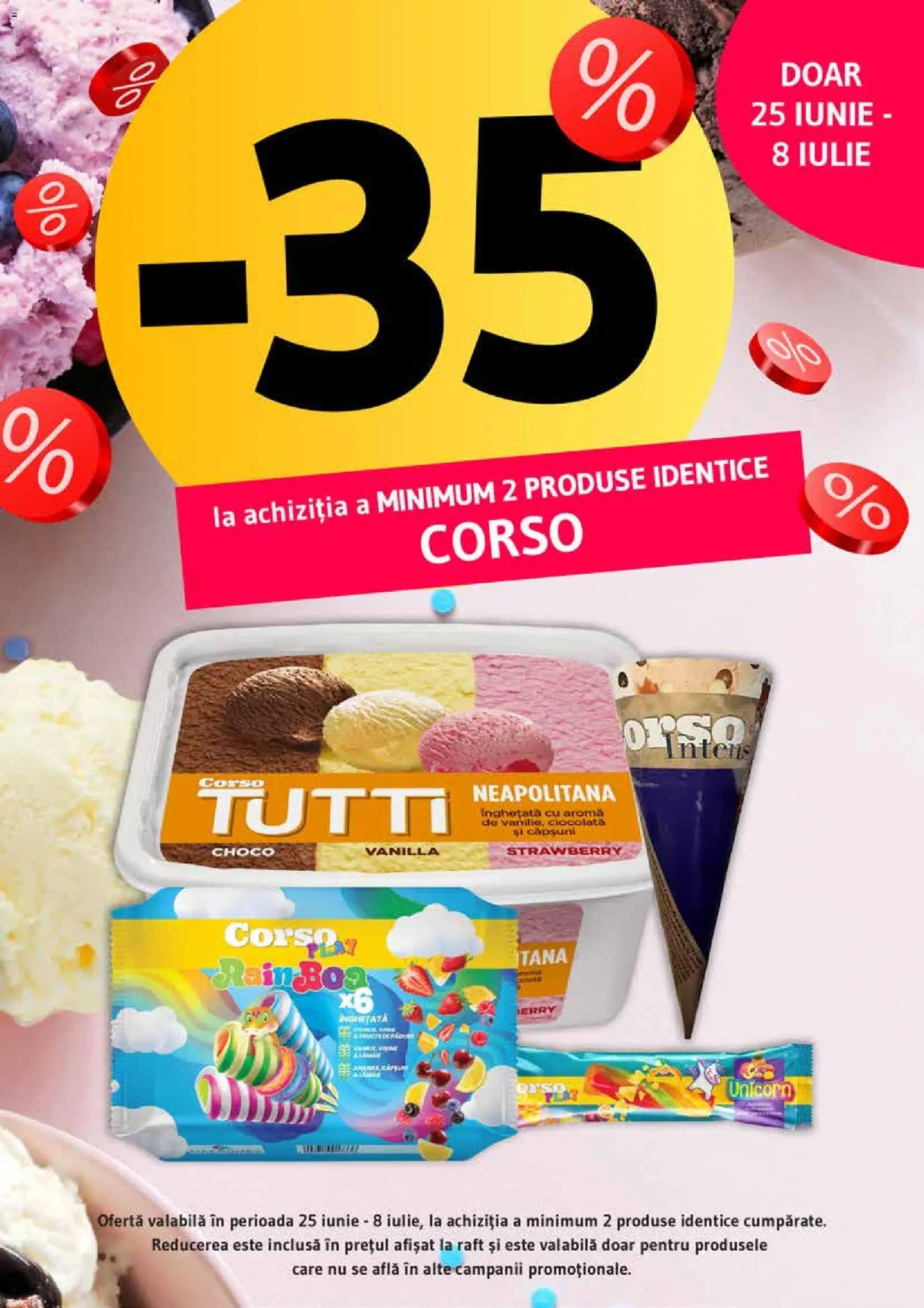 Catalog Supeco 25 Iunie - 7 Iulie 2026 | Pagina 5 | Produse: Raft, Ciocolată, Căpșuni, Înghețată