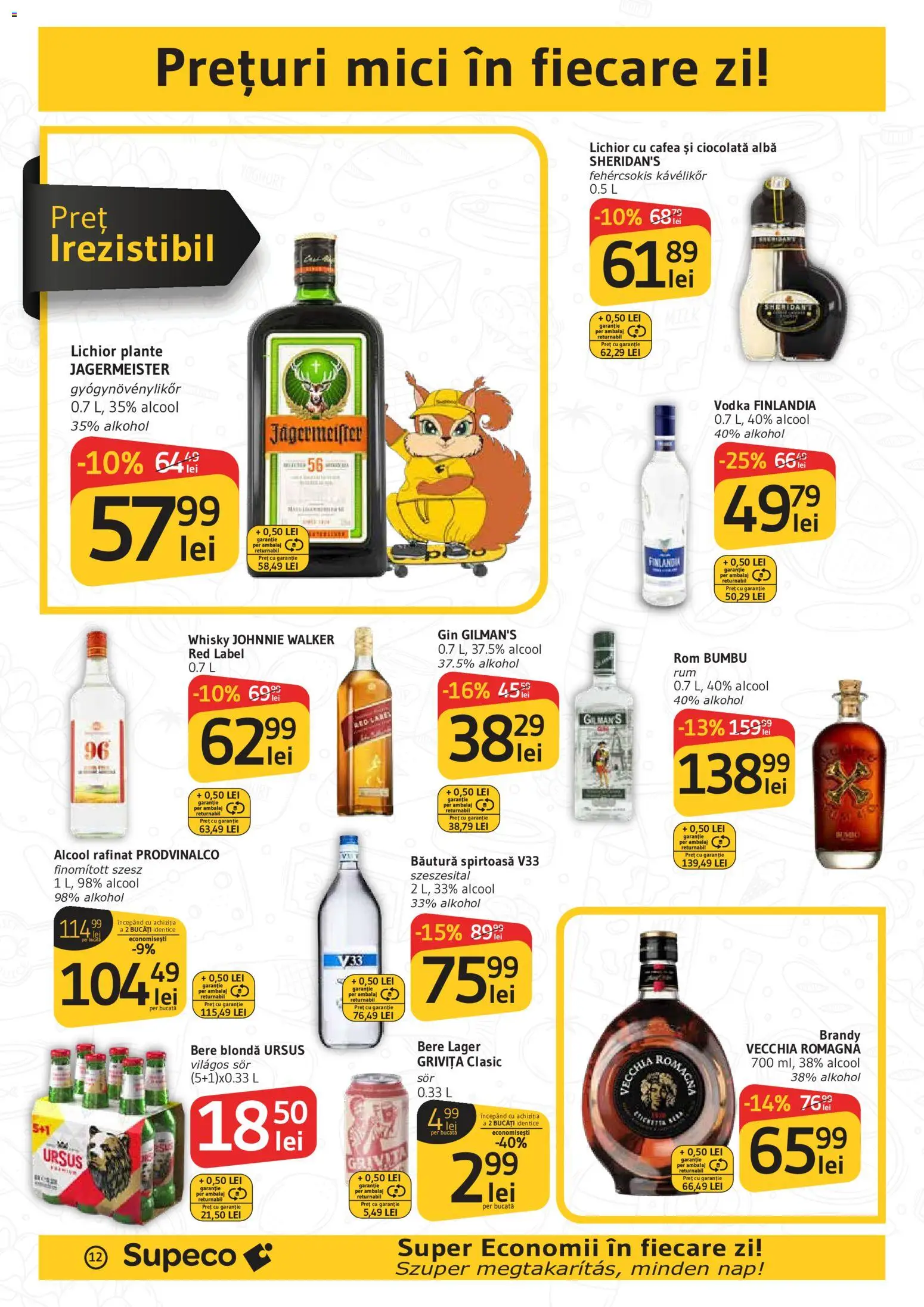 Catalog Supeco 25 Iunie - 7 Iulie 2026 | Pagina 12 | Produse: Lichior, Cafea, Ciocolată, Bere