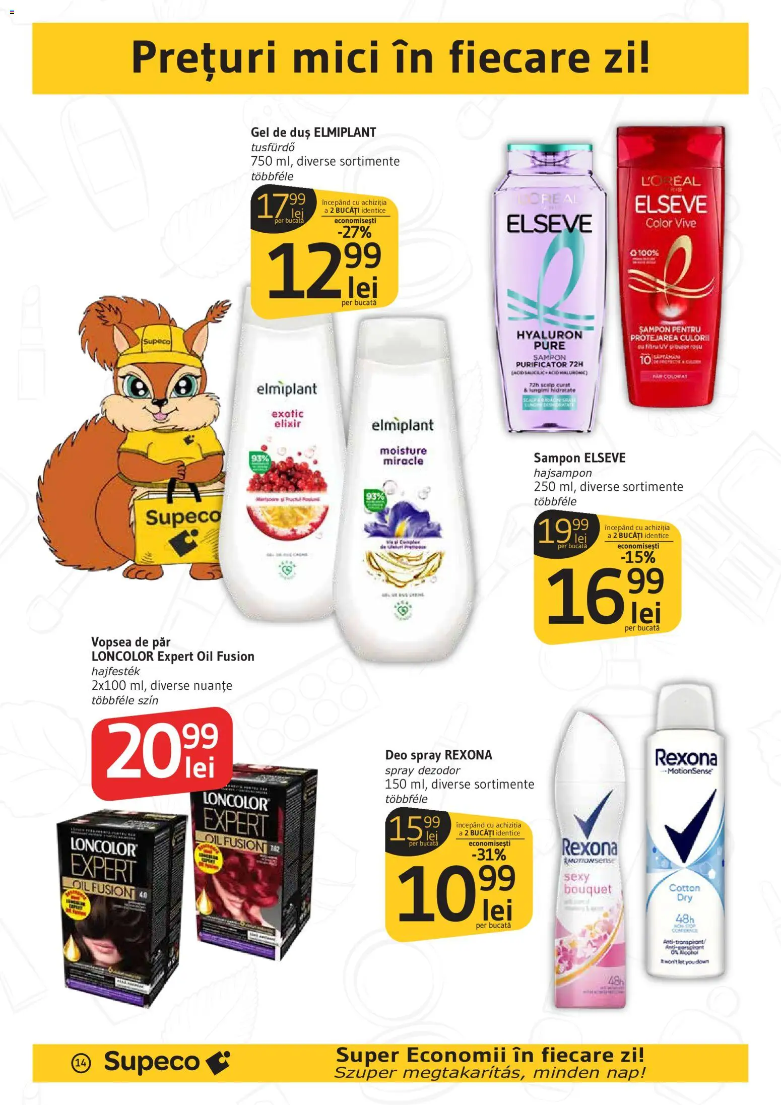 Catalog Supeco 25 Iunie - 7 Iulie 2026 | Pagina 14 | Produse: Elixir, Vopsea, Mici, Vopsea de păr