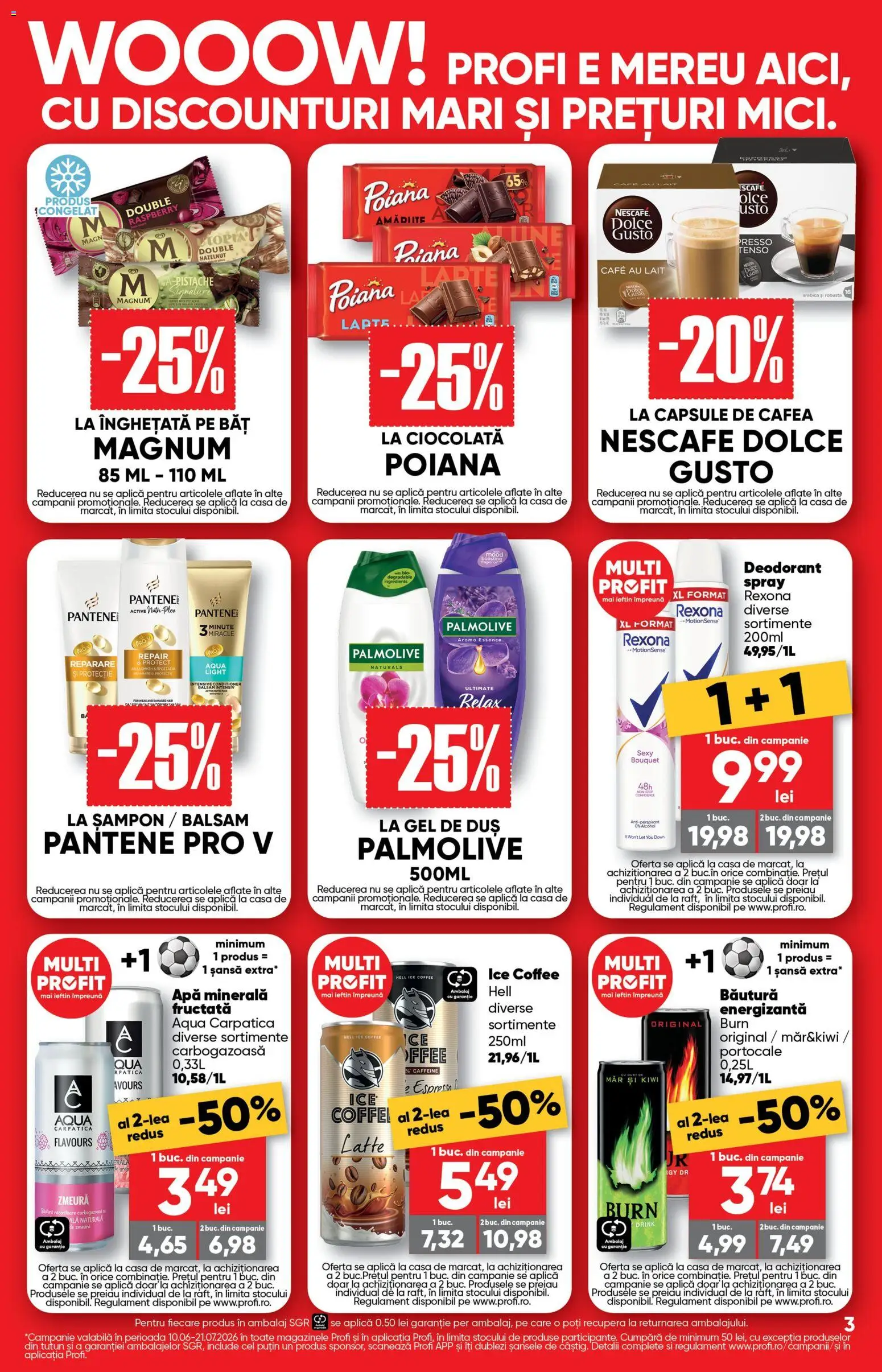 Catalog Profi 24 Iunie - 6 Iulie 2026 | Pagina 3 | Produse: Zmeură, Lapte, Băutură energizantă, Portocale