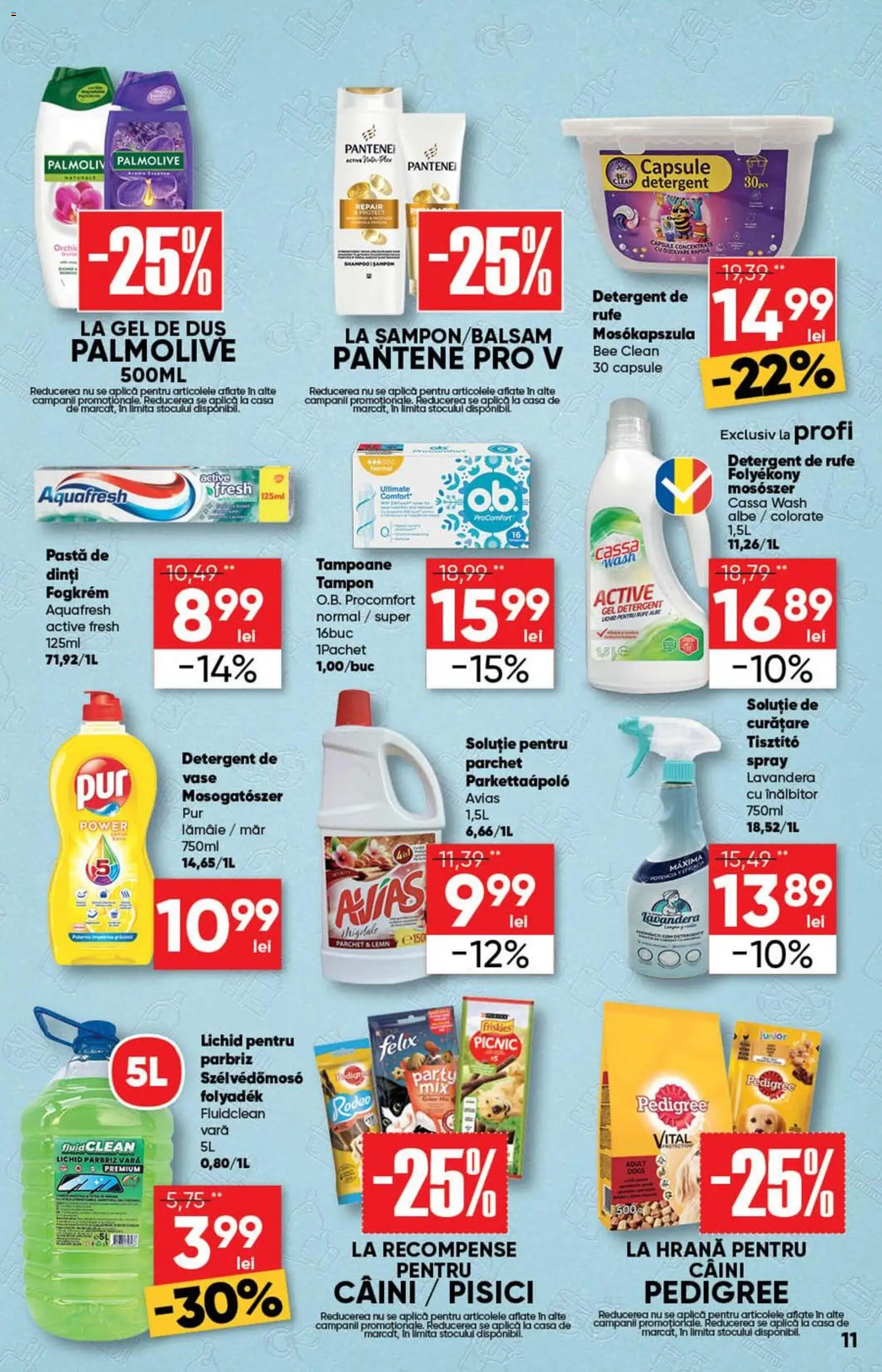 Catalog Profi 24 Iunie - 6 Iulie 2026 | Pagina 11 | Produse: Detergent de vase, Parchet, Șampon, Gel de duș
