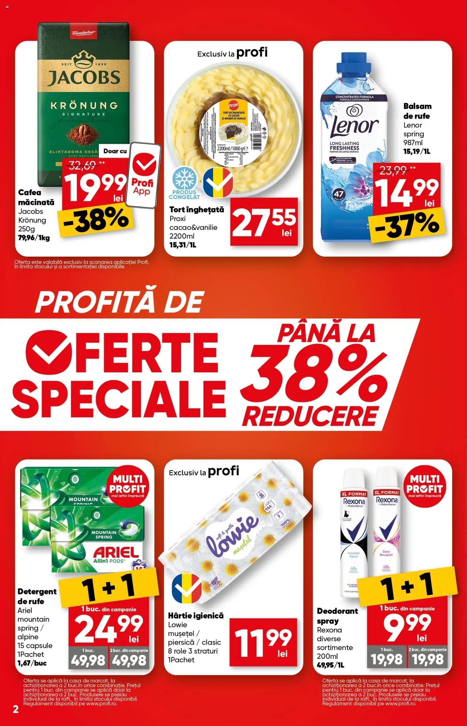 Catalog Profi 24 Iunie - 6 Iulie 2026 | Pagina 2 | Produse: Role, Tort, Cafea, Cacao