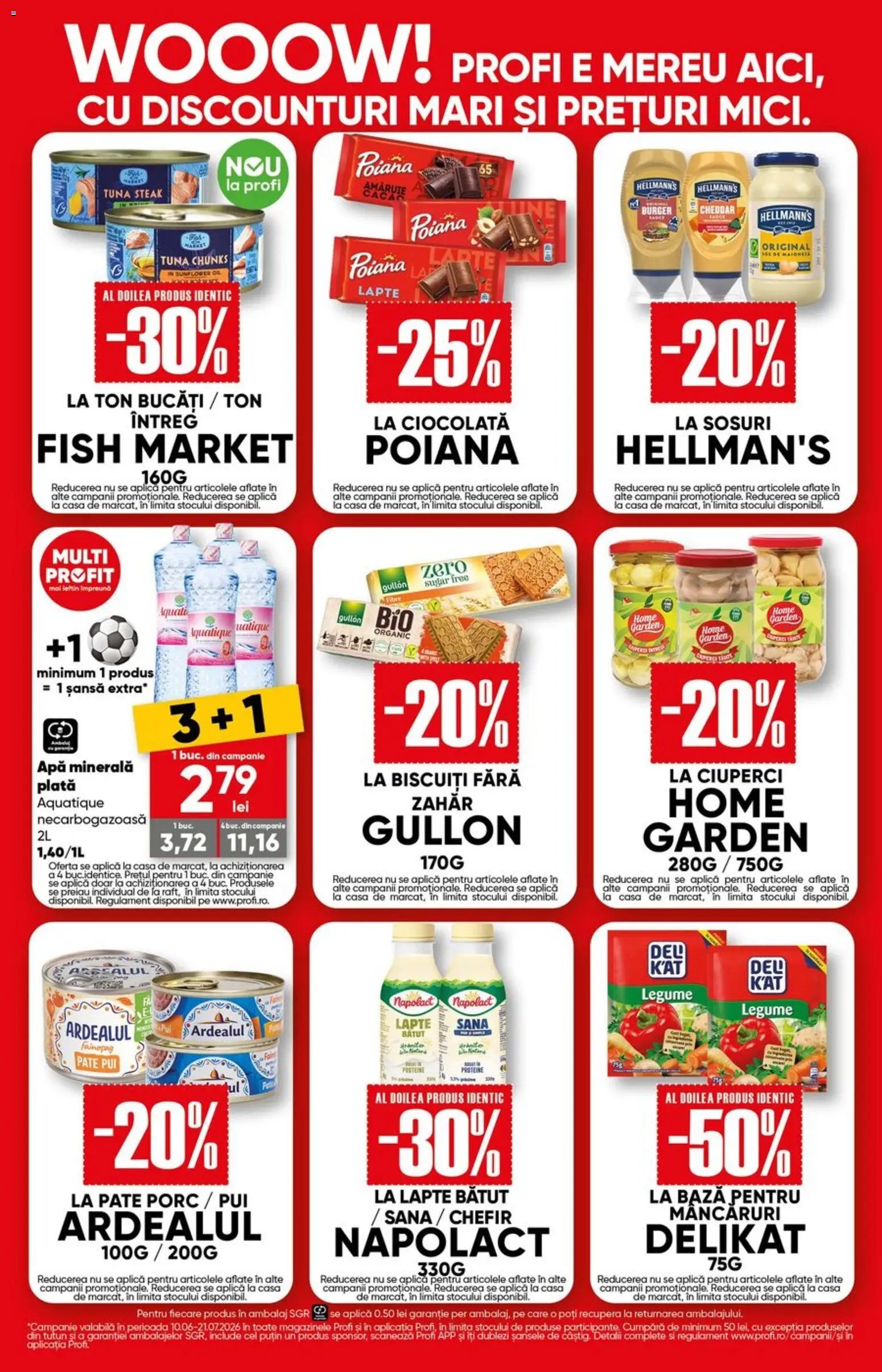 Catalog Profi 24 Iunie - 6 Iulie 2026 | Pagina 7 | Produse: Masaüstü kılıfı, Pate, Apă, Legume