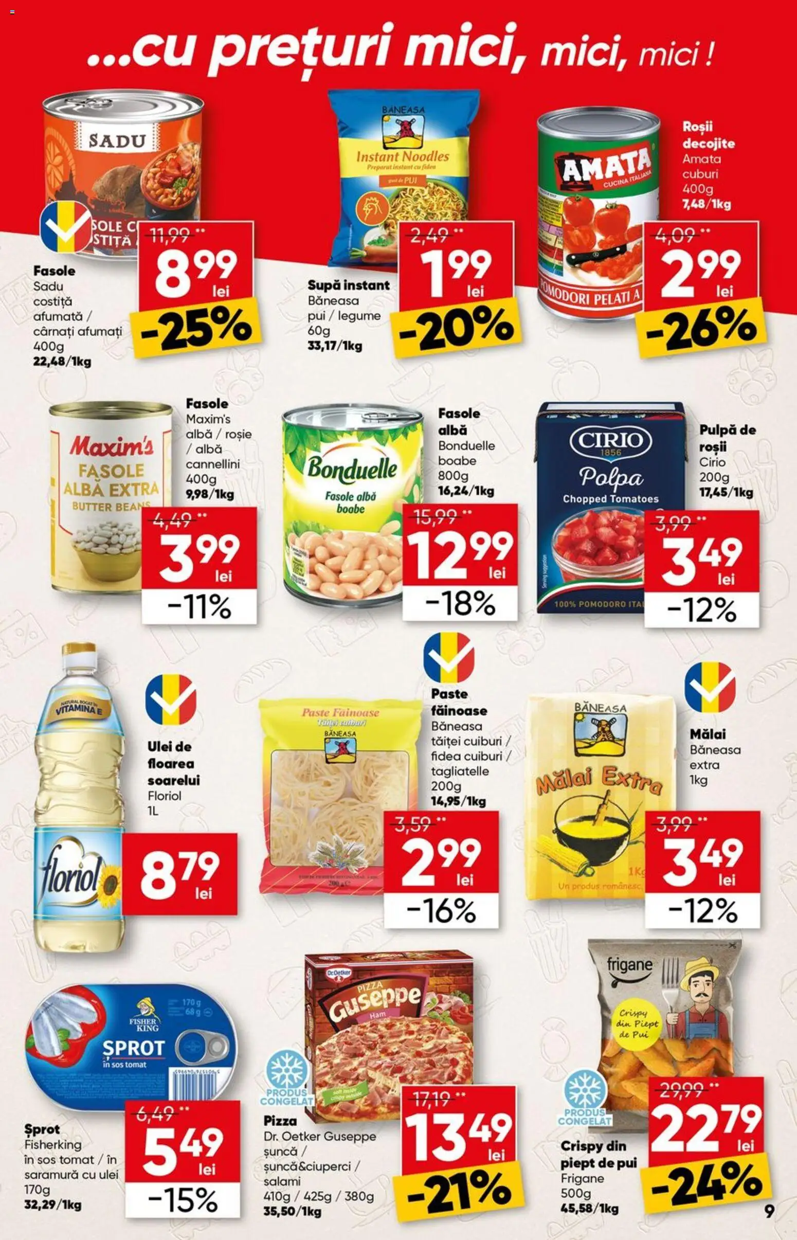 Catalog Profi 24 Iunie - 6 Iulie 2026 | Pagina 9 | Produse: Șuncă, Legume, Sos, Cârnați