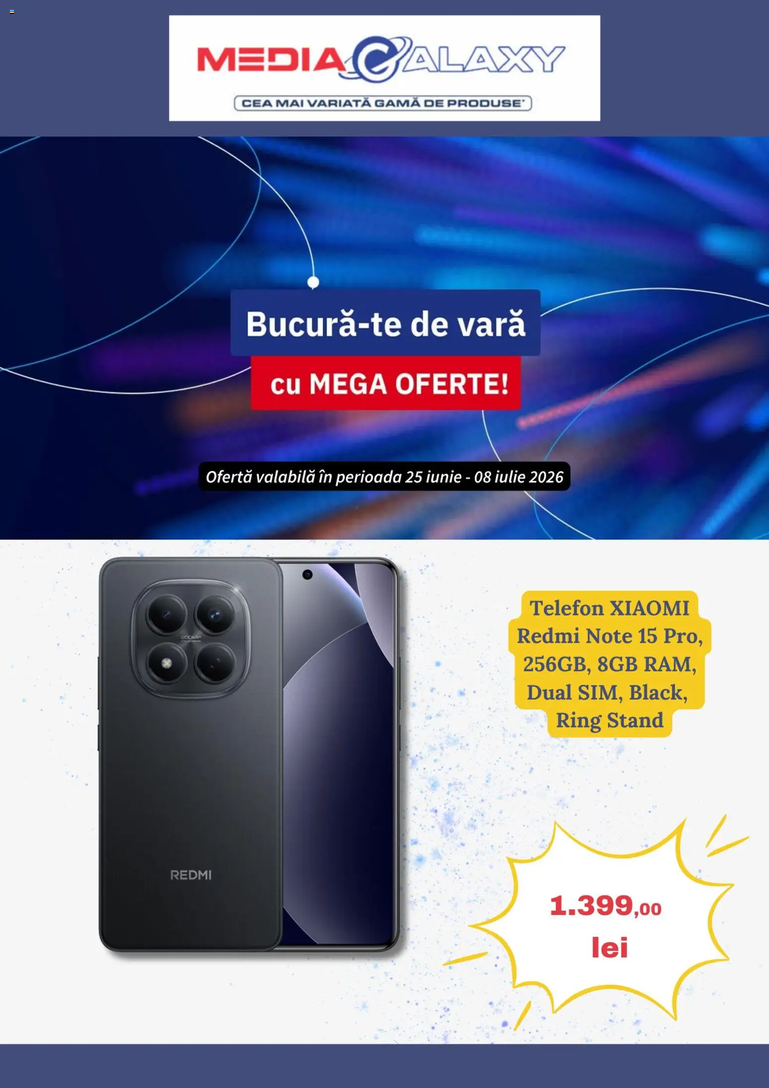 Catalog Media Galaxy 25 Iunie - 7 Iulie 2026 | Pagina 1