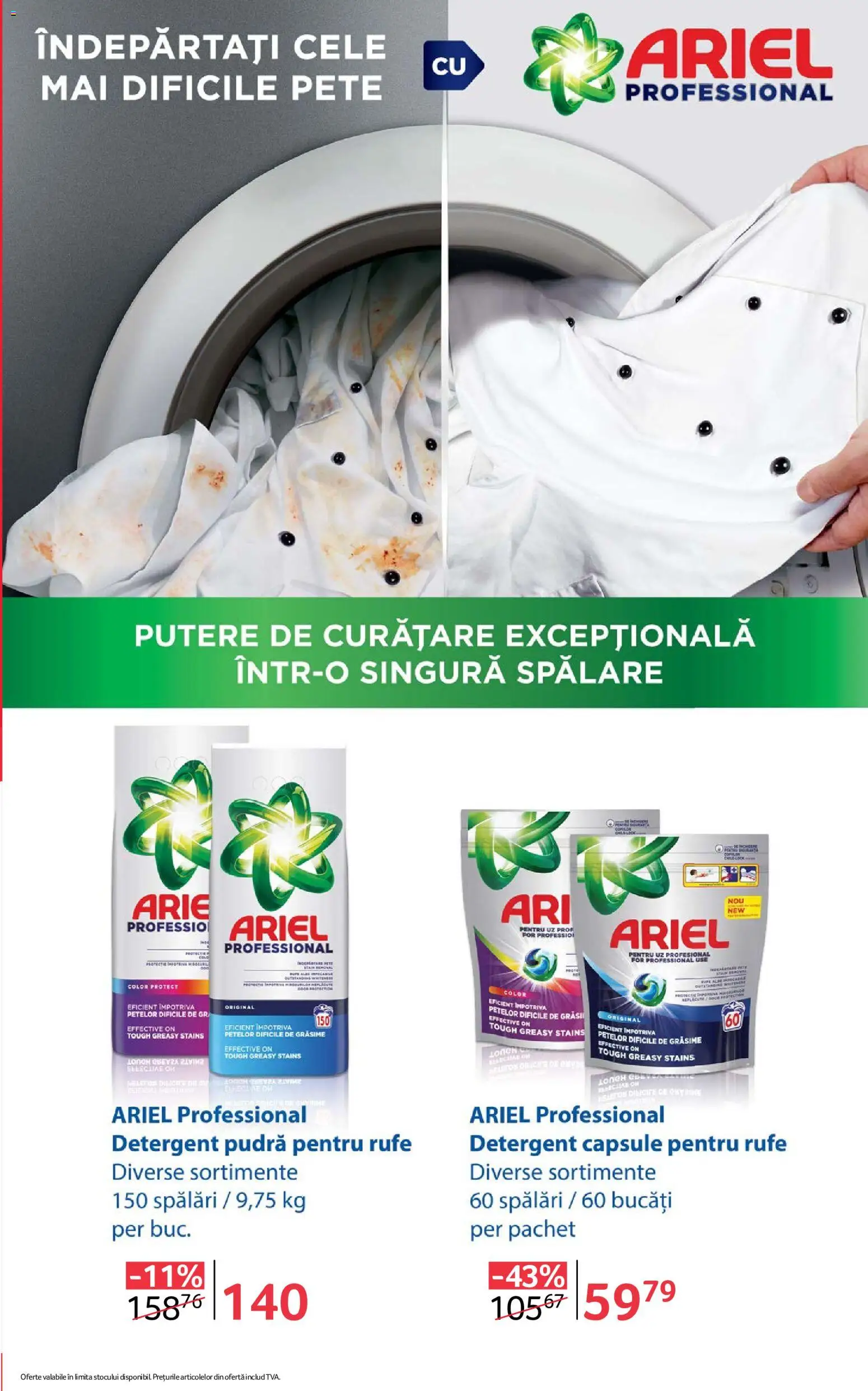 Catalog Selgros 26 Iunie - 8 Iulie 2026 | Pagina 21 | Produse: Pudră, Detergent