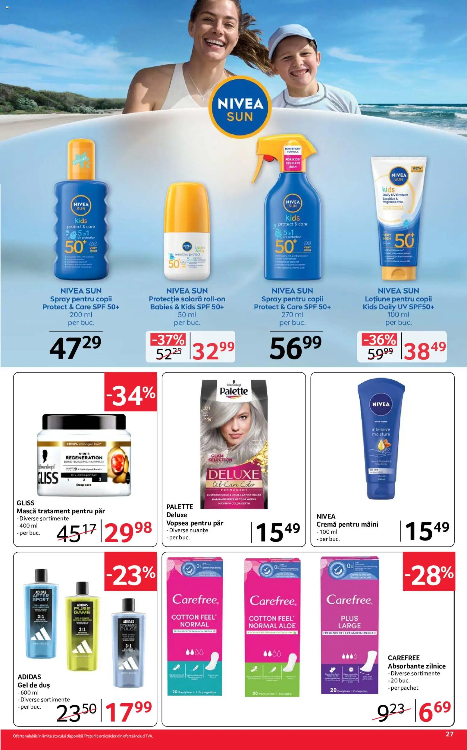Catalog Selgros 26 Iunie - 8 Iulie 2026 | Pagina 27 | Produse: Tratament pentru păr, Vopsea, Cremă, Absorbante