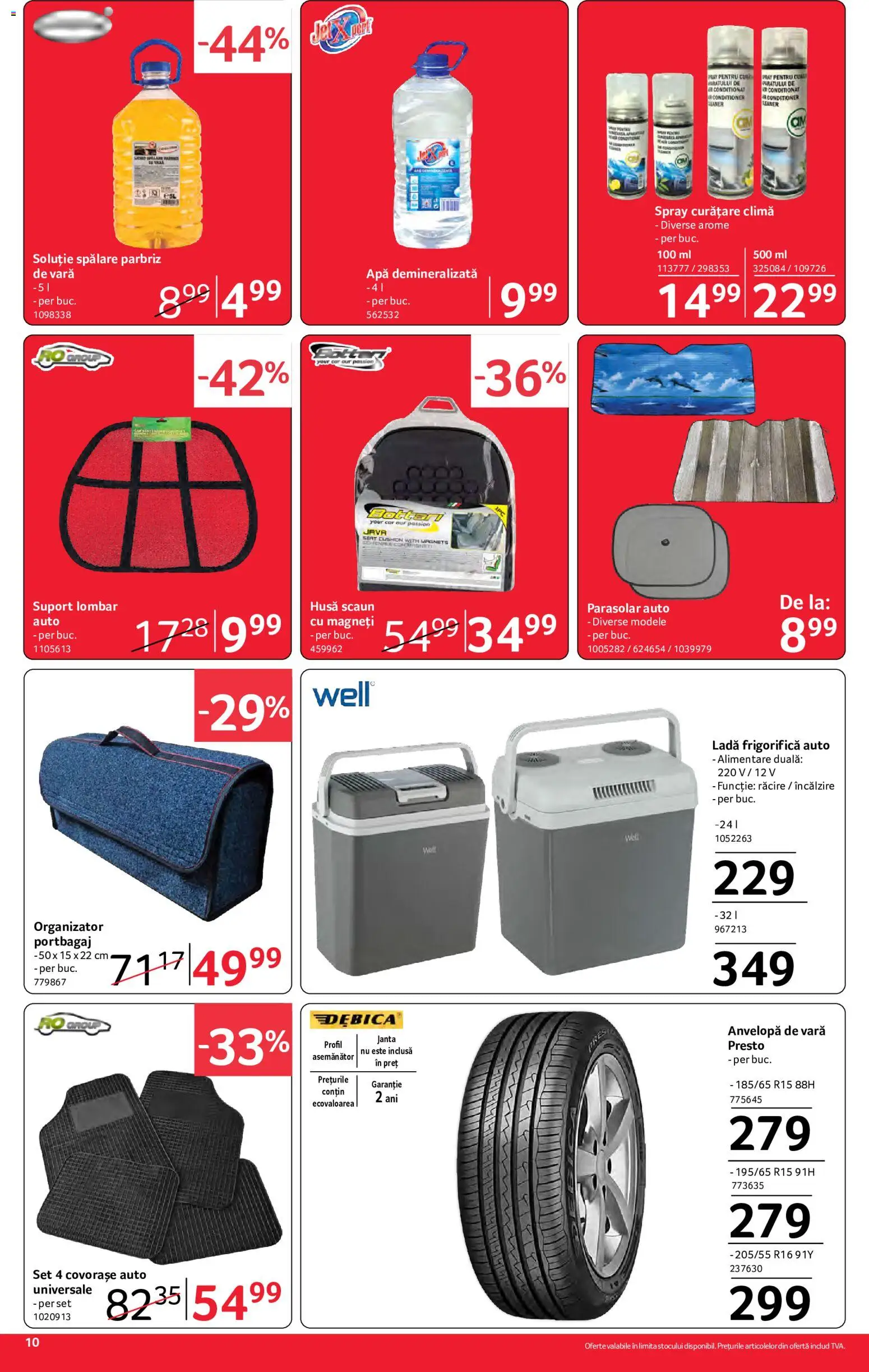 Catalog Selgros 26 Iunie - 8 Iulie 2026 | Pagina 10 | Produse: Scaun, Apă, Ladă frigorifică
