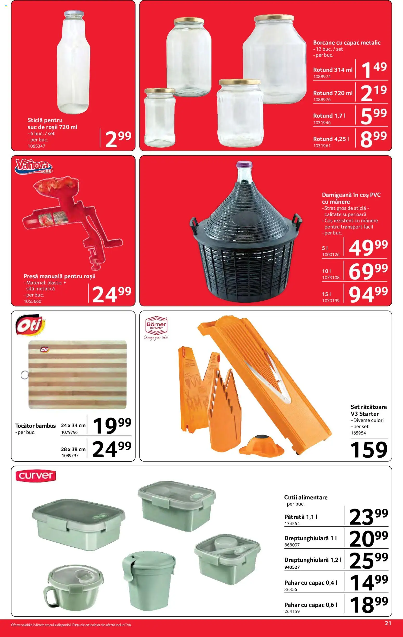 Catalog Selgros 26 Iunie - 8 Iulie 2026 | Pagina 21 | Produse: Presă, Sită, Suc, Roșii