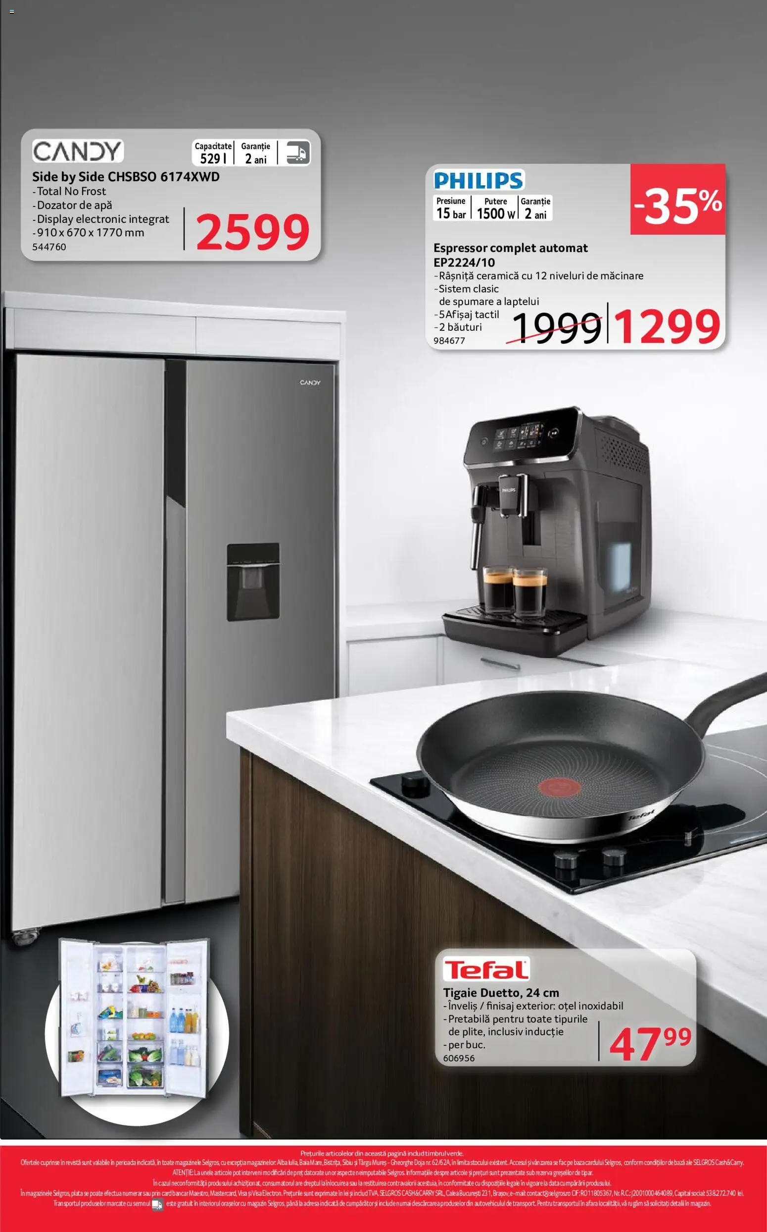 Catalog Selgros 26 Iunie - 8 Iulie 2026 | Pagina 25 | Produse: Espressor, Enginar, Tigaie, Apă