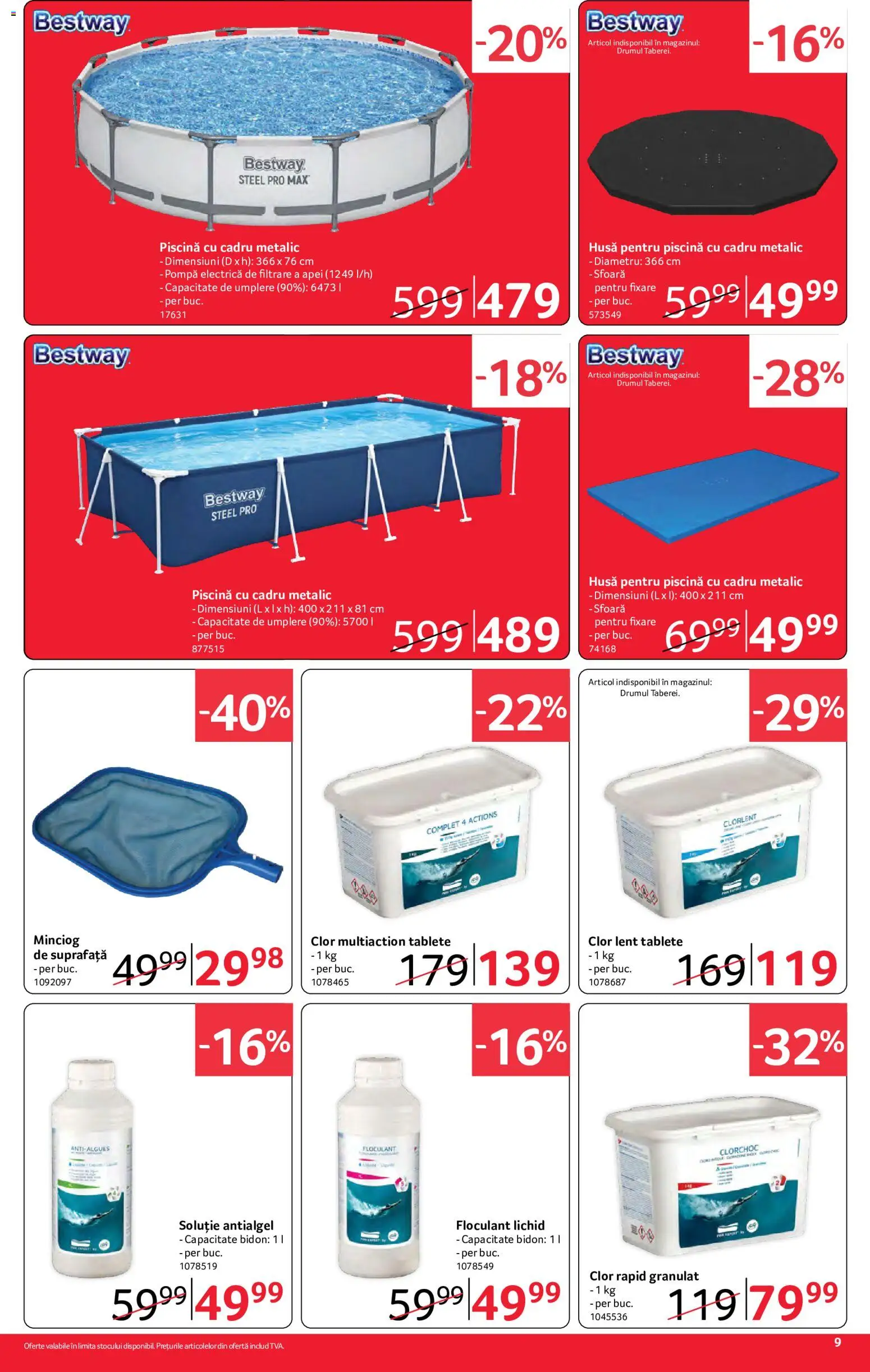 Catalog Selgros 26 Iunie - 8 Iulie 2026 | Pagina 9 | Produse: Piscină