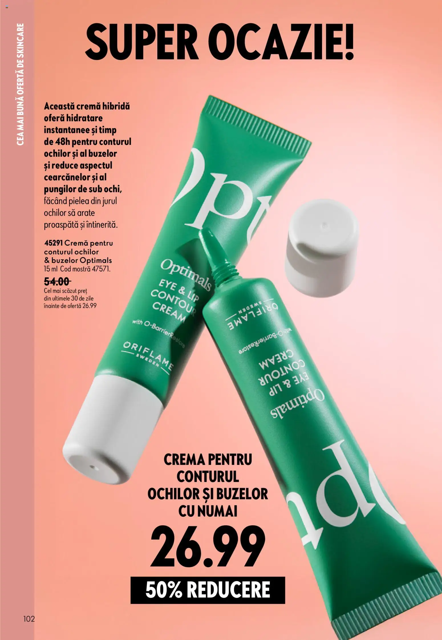 Catalog Oriflame 29 Iulie - 17 August 2026 | Pagina 102 | Produse: Cremă