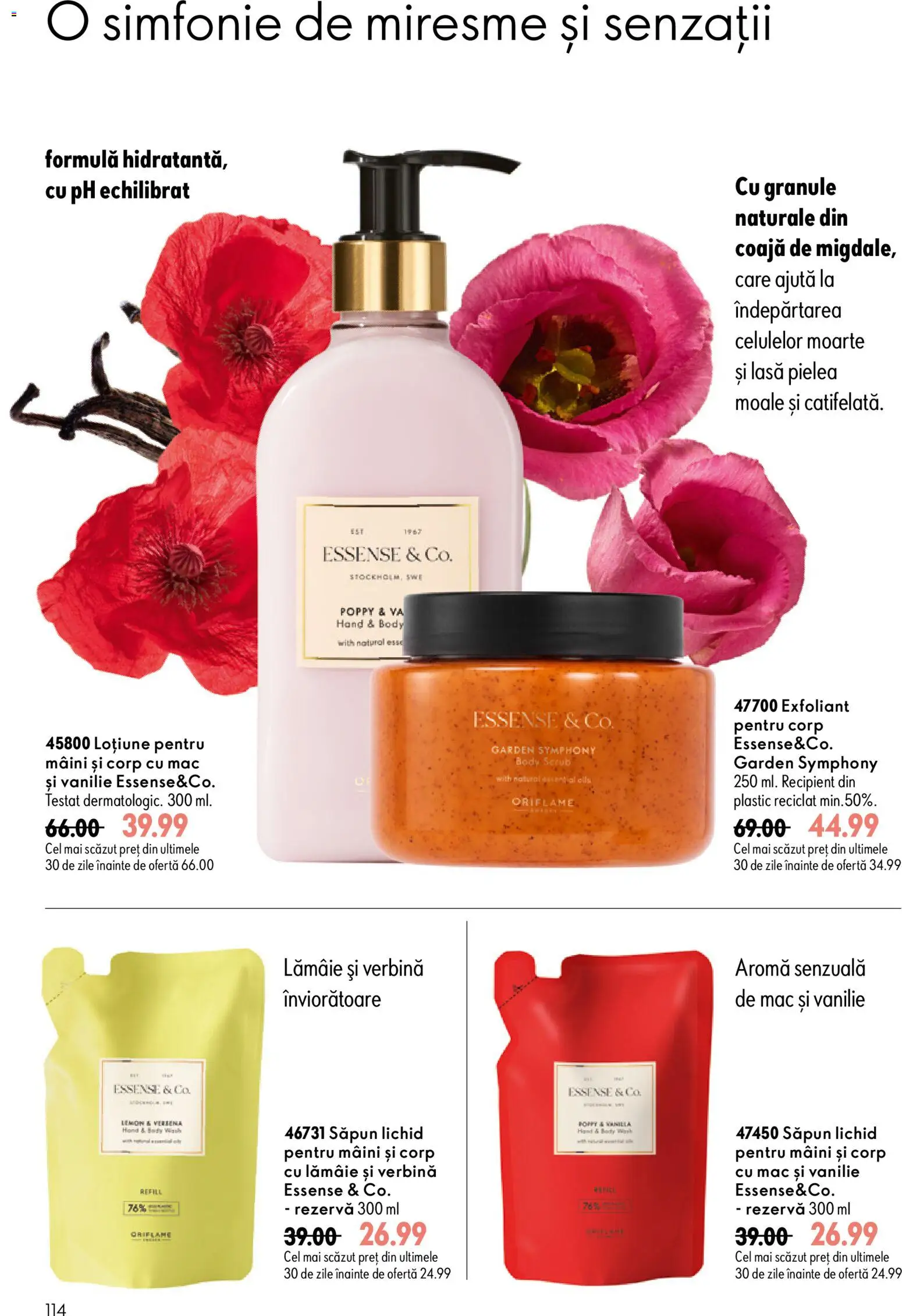 Catalog Oriflame 29 Iulie - 17 August 2026 | Pagina 114 | Produse: Exfoliant, Scrub, Body, Săpun lichid