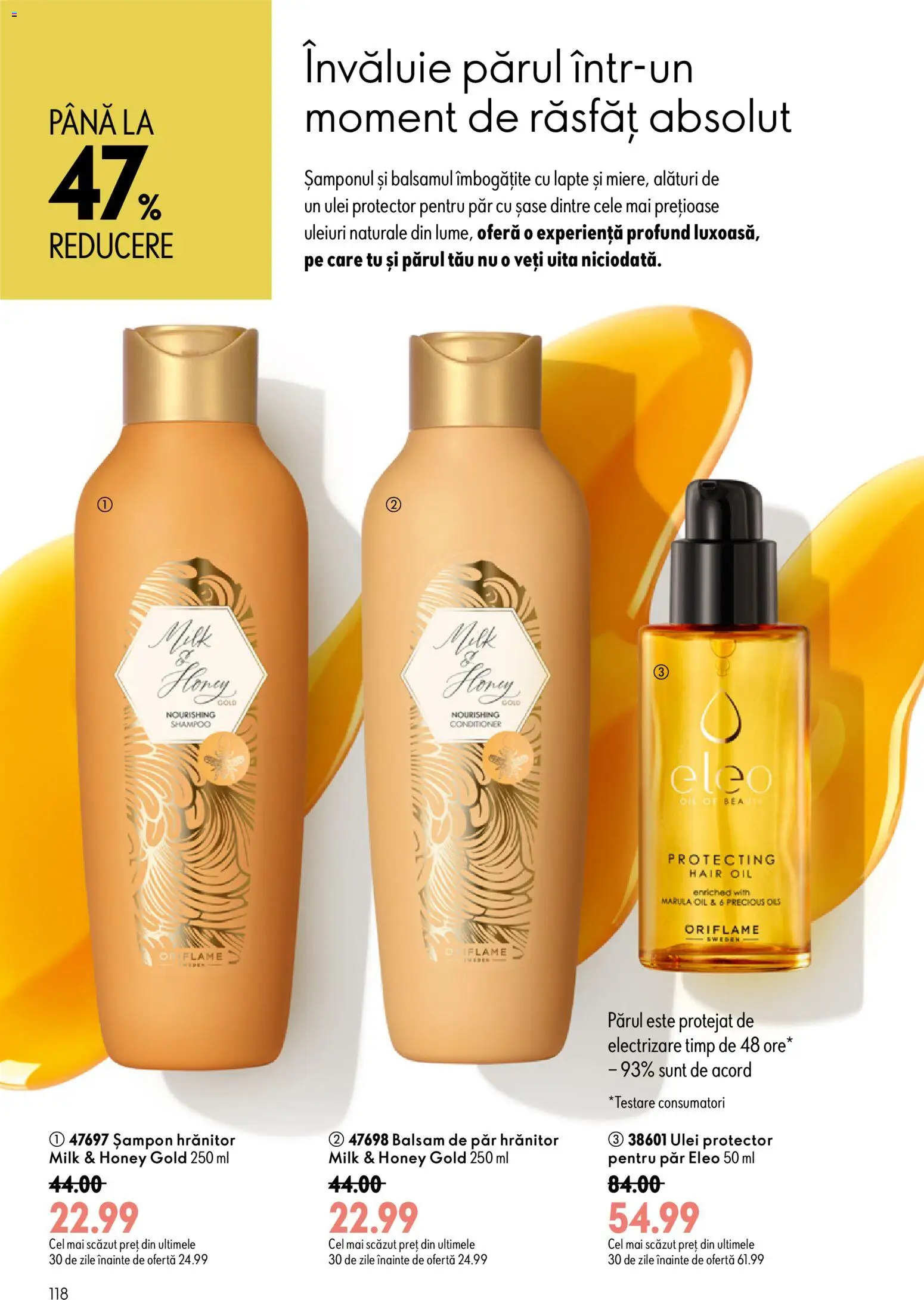 Catalog Oriflame 29 Iulie - 17 August 2026 | Pagina 118 | Produse: Șampon, Balsam, Lapte, Ulei