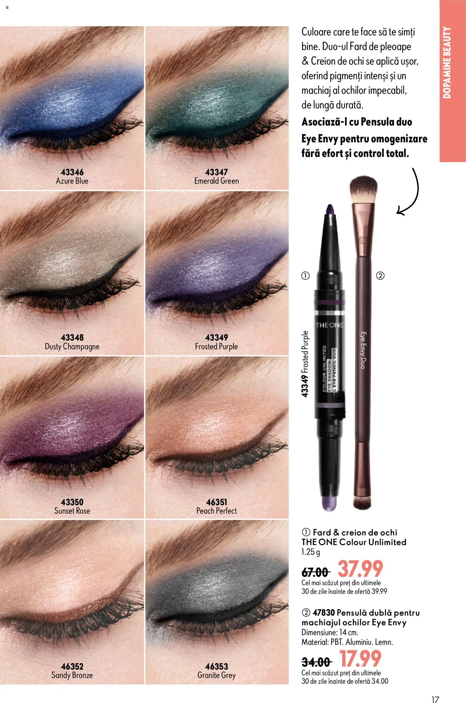 Catalog Oriflame 29 Iulie - 17 August 2026 | Pagina 17 | Produse: Machiaj, Fard de pleoape, Creion de ochi