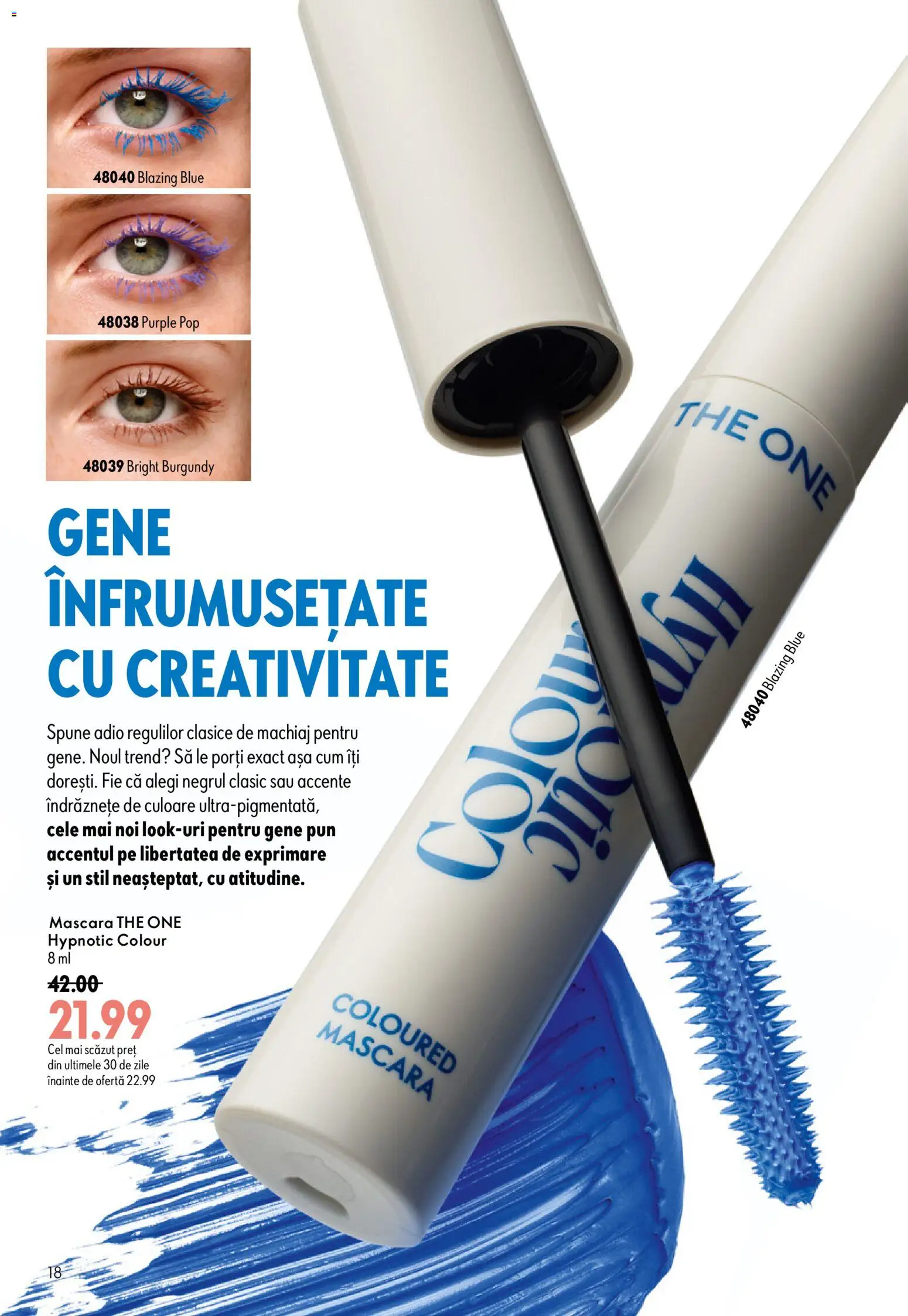 Catalog Oriflame 29 Iulie - 17 August 2026 | Pagina 18 | Produse: Machiaj, Mascara