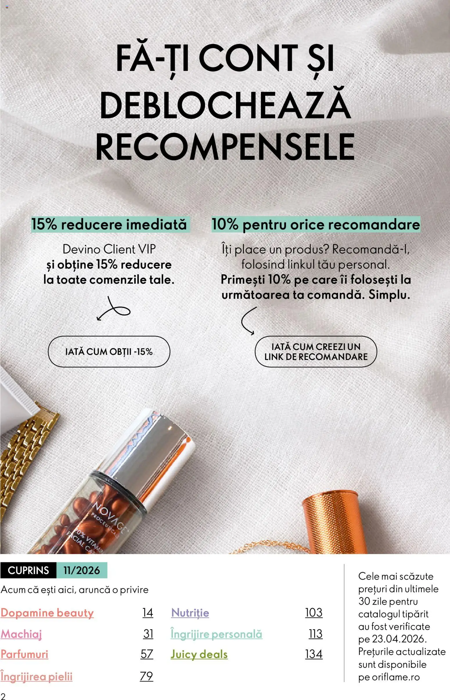 Catalog Oriflame 29 Iulie - 17 August 2026 | Pagina 2 | Produse: Machiaj