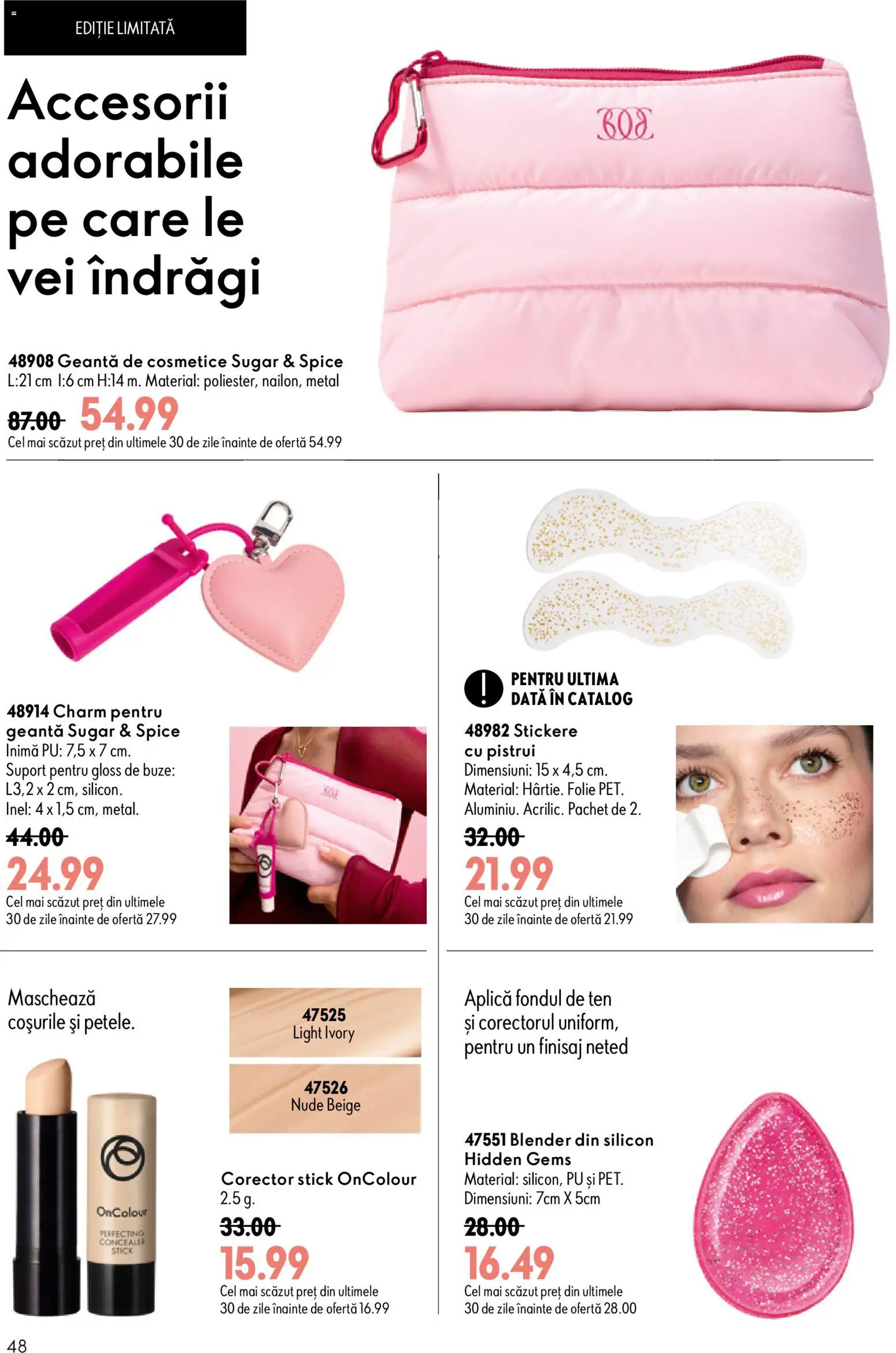Catalog Oriflame 29 Iulie - 17 August 2026 | Pagina 48 | Produse: Blender, Geantă, Inel, Concealer