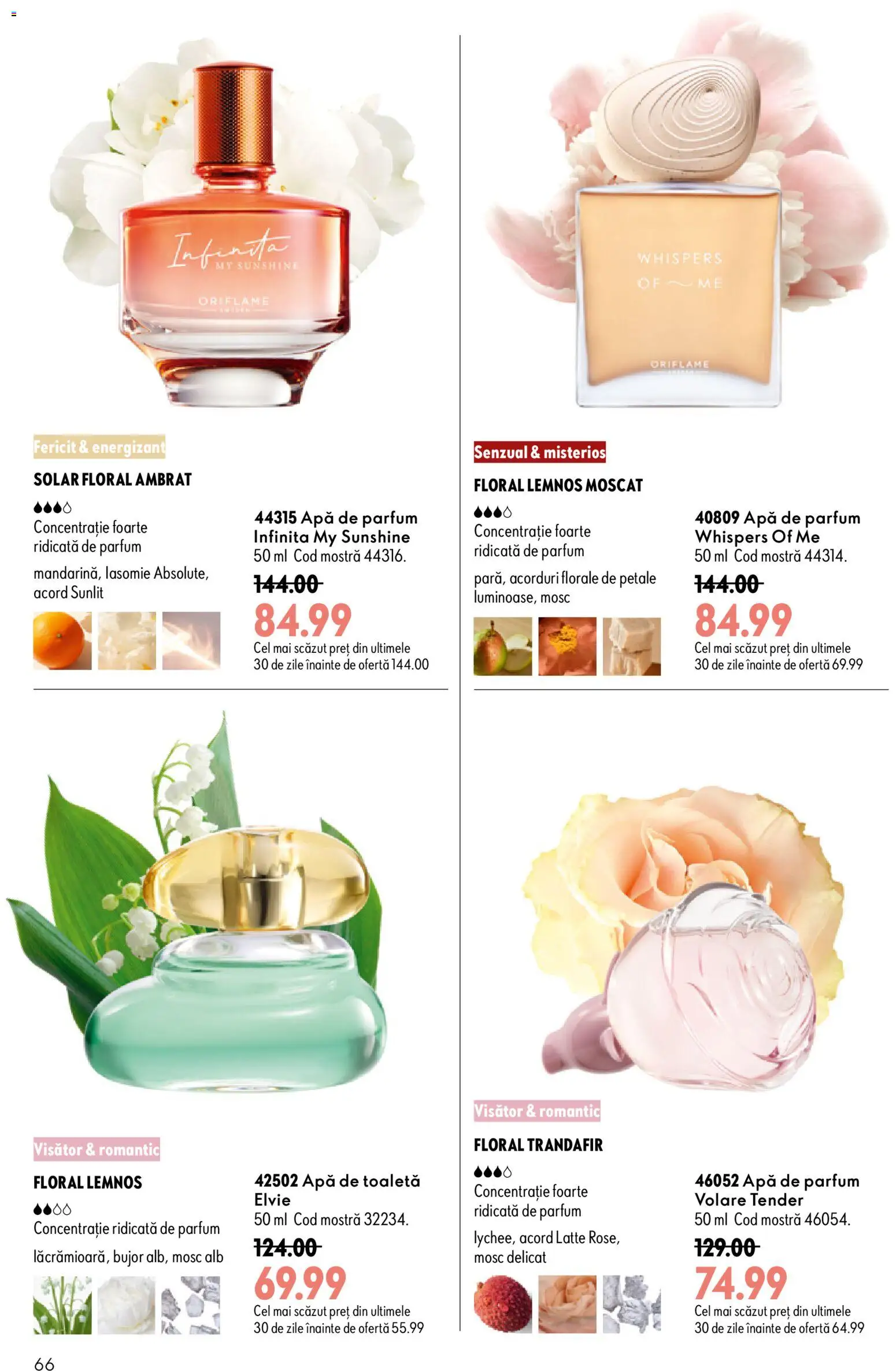 Catalog Oriflame 29 Iulie - 17 August 2026 | Pagina 66 | Produse: Apă de parfum, Parfum, Apă de toaletă, Apă