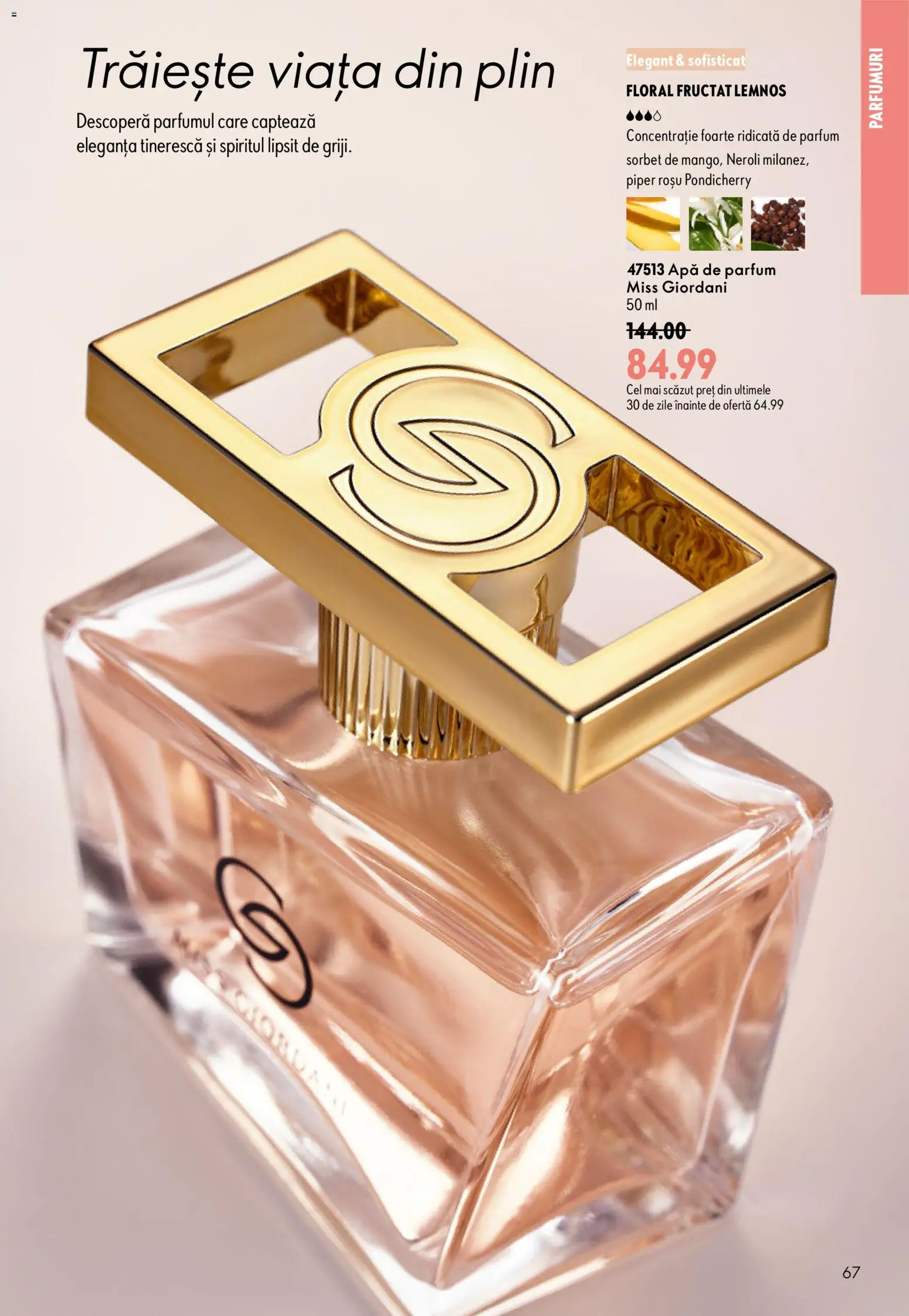 Catalog Oriflame 29 Iulie - 17 August 2026 | Pagina 67 | Produse: Apă de parfum, Parfum, Repousse cuticule, Piper