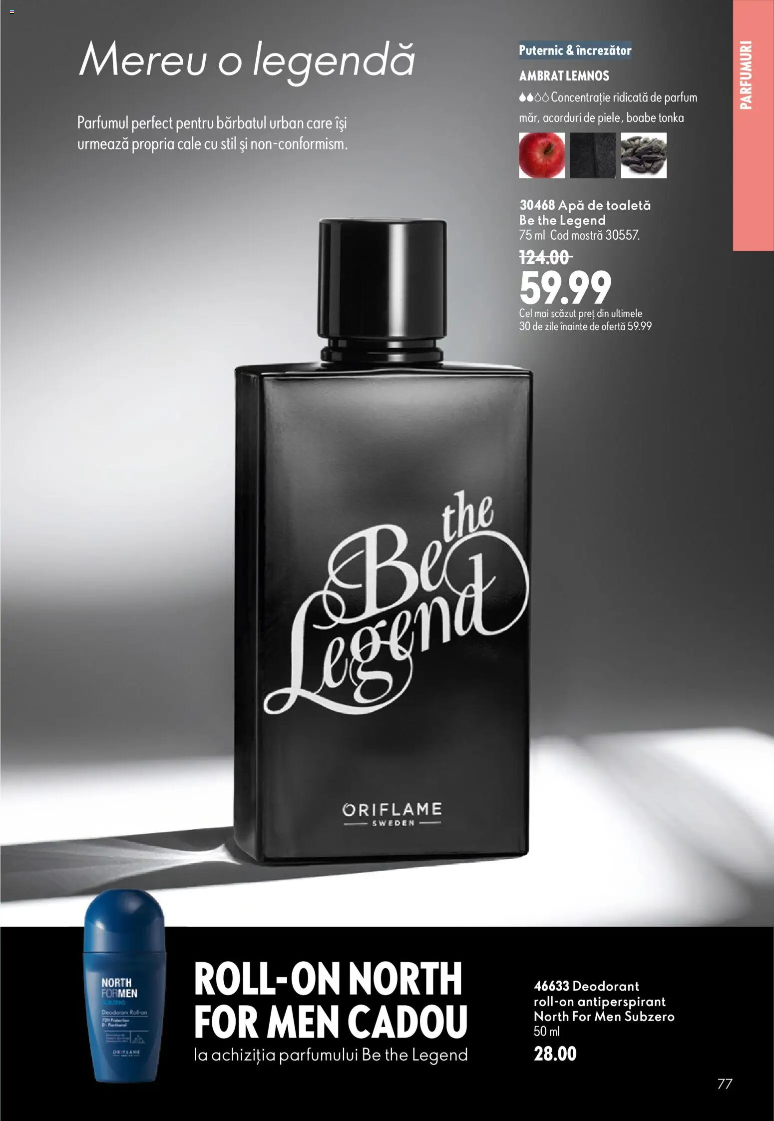 Catalog Oriflame 29 Iulie - 17 August 2026 | Pagina 77 | Produse: Toaletă, Parfum, Deodorant, Antiperspirant