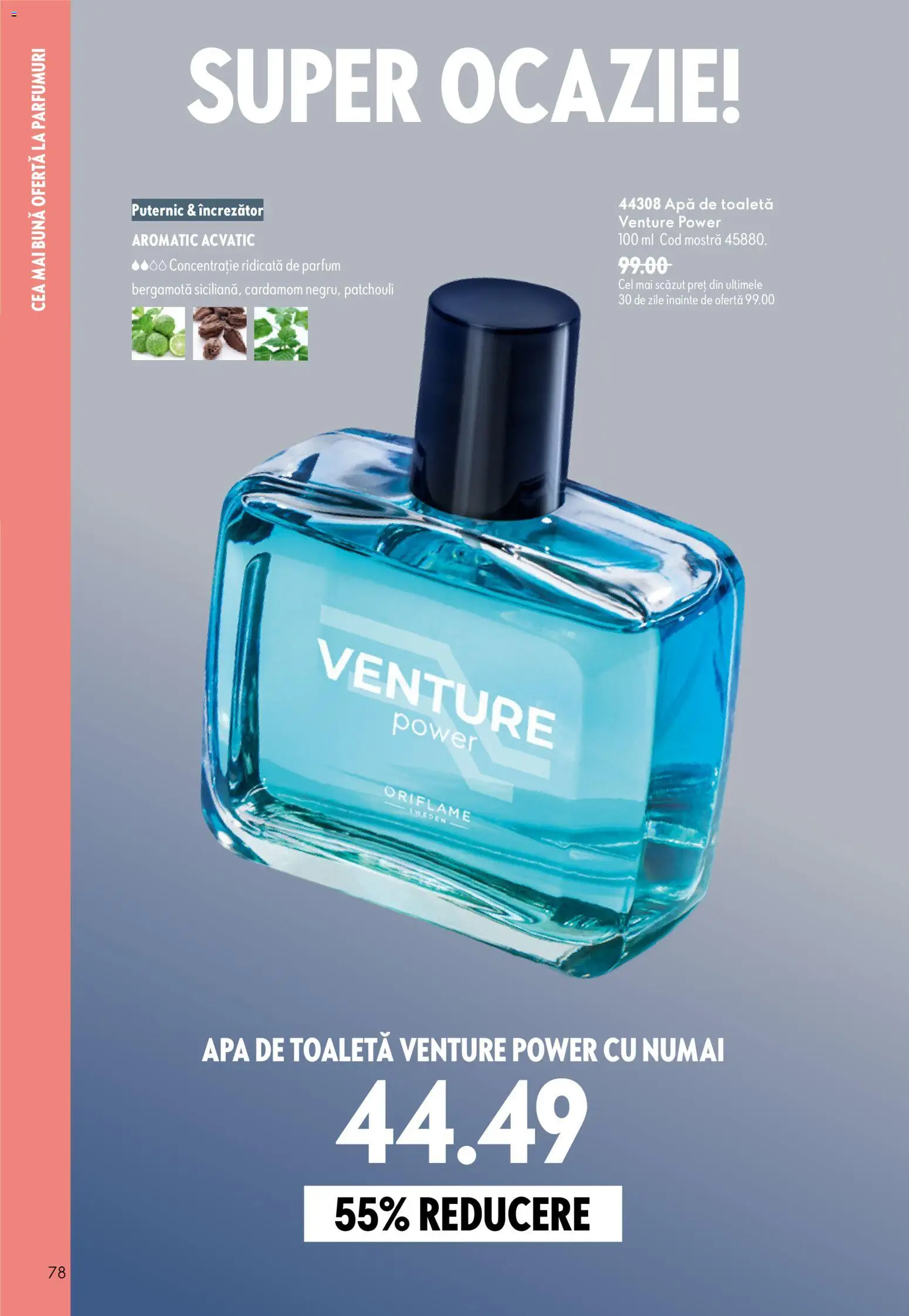 Catalog Oriflame 29 Iulie - 17 August 2026 | Pagina 78 | Produse: Toaletă, Parfum, Apă de toaletă, Apă