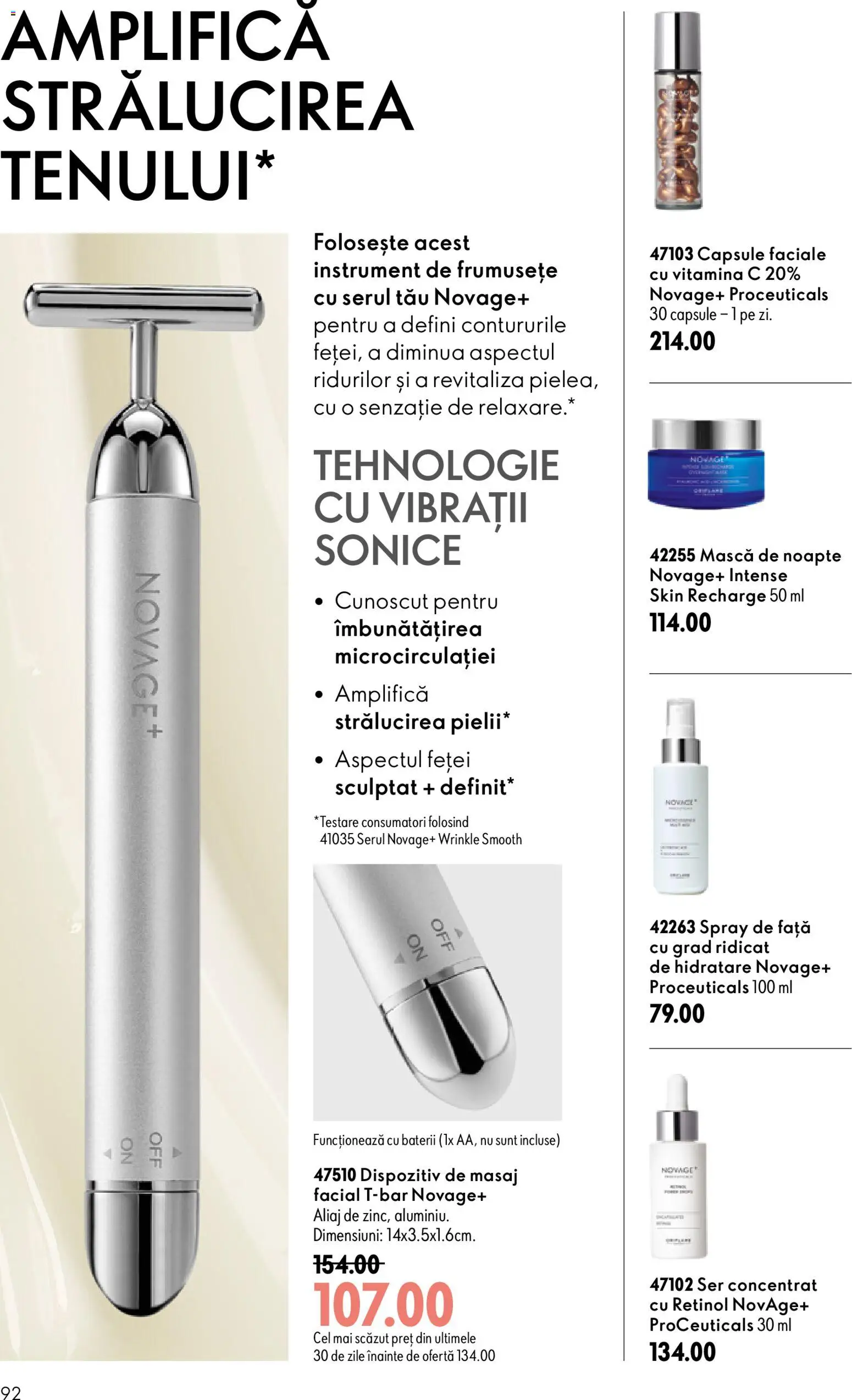 Catalog Oriflame 29 Iulie - 17 August 2026 | Pagina 92 | Produse: Baterii