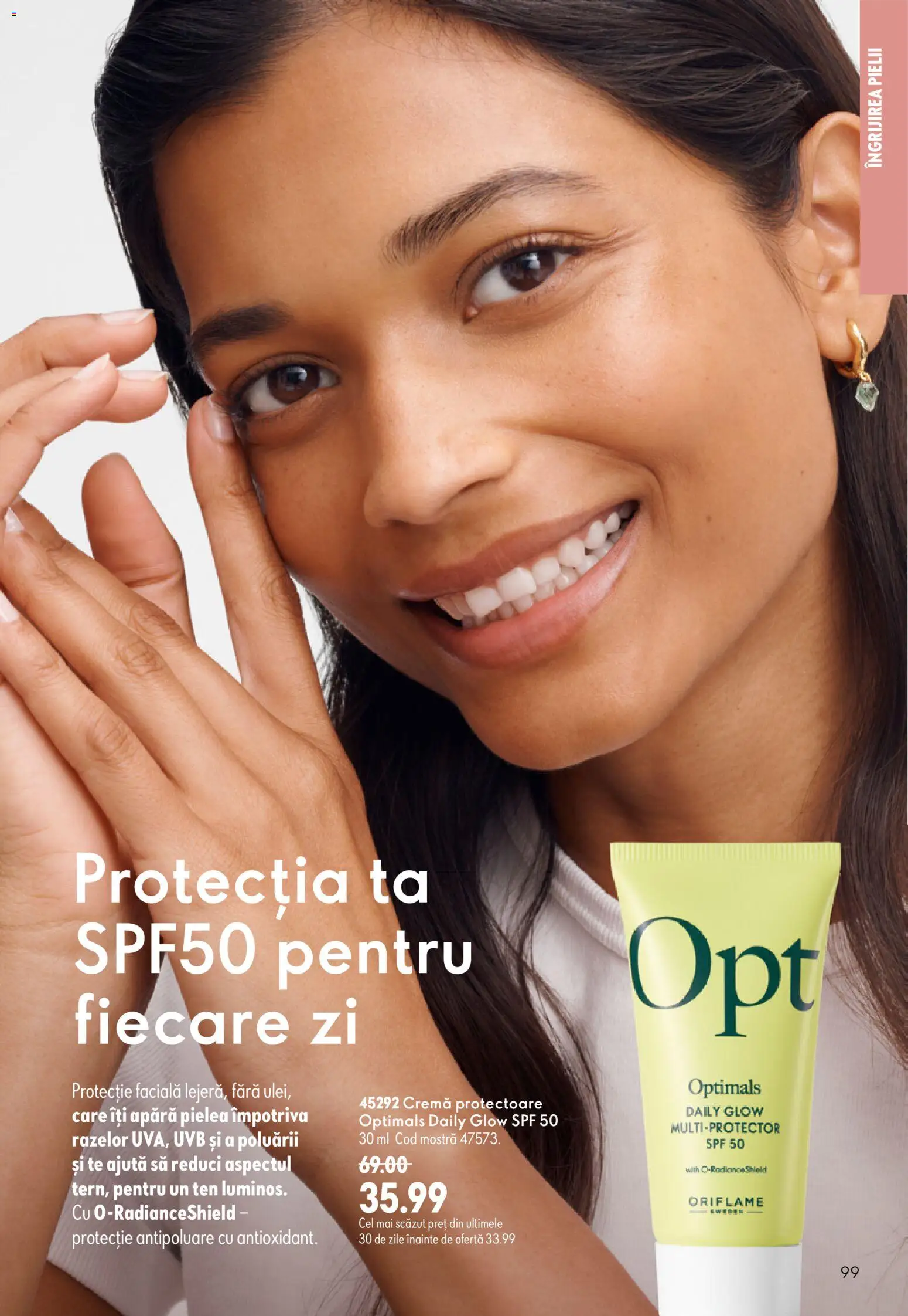 Catalog Oriflame 29 Iulie - 17 August 2026 | Pagina 99 | Produse: Cremă