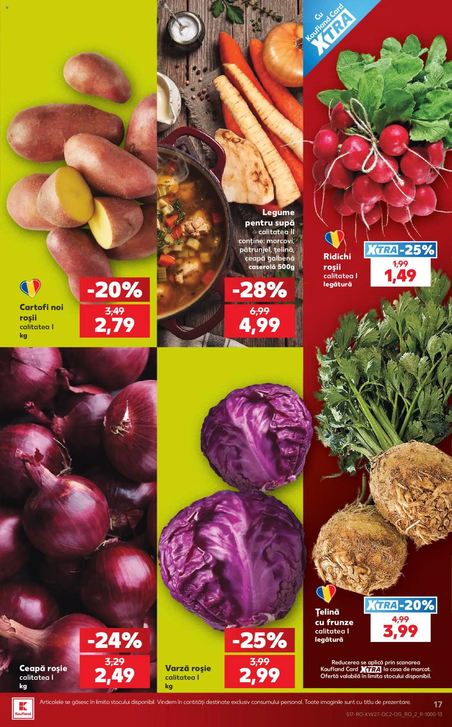 Catalog Kaufland 1 - 6 Iulie 2026 | Pagina 17 | Produse: Ceapă galbenă, Sıcak çikolata, Cartofi, Legume
