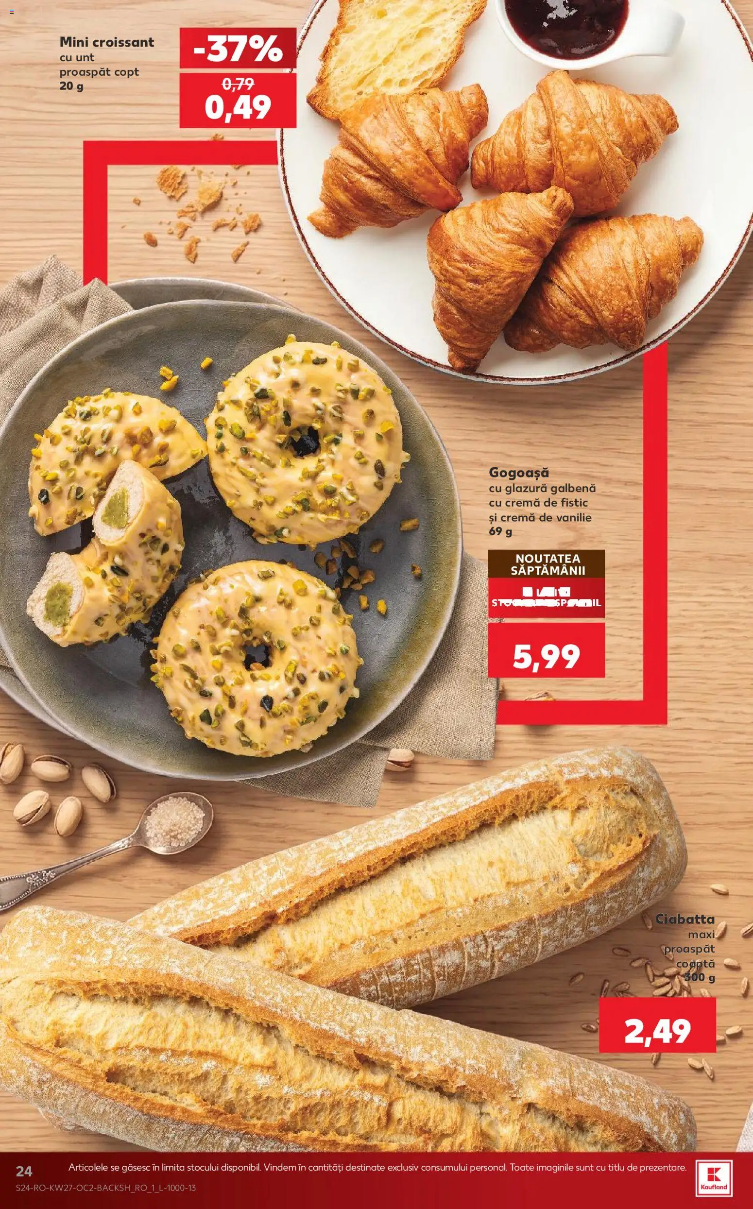 Catalog Kaufland 1 - 6 Iulie 2026 | Pagina 24 | Produse: Divan, Unt, Cremă, Fistic