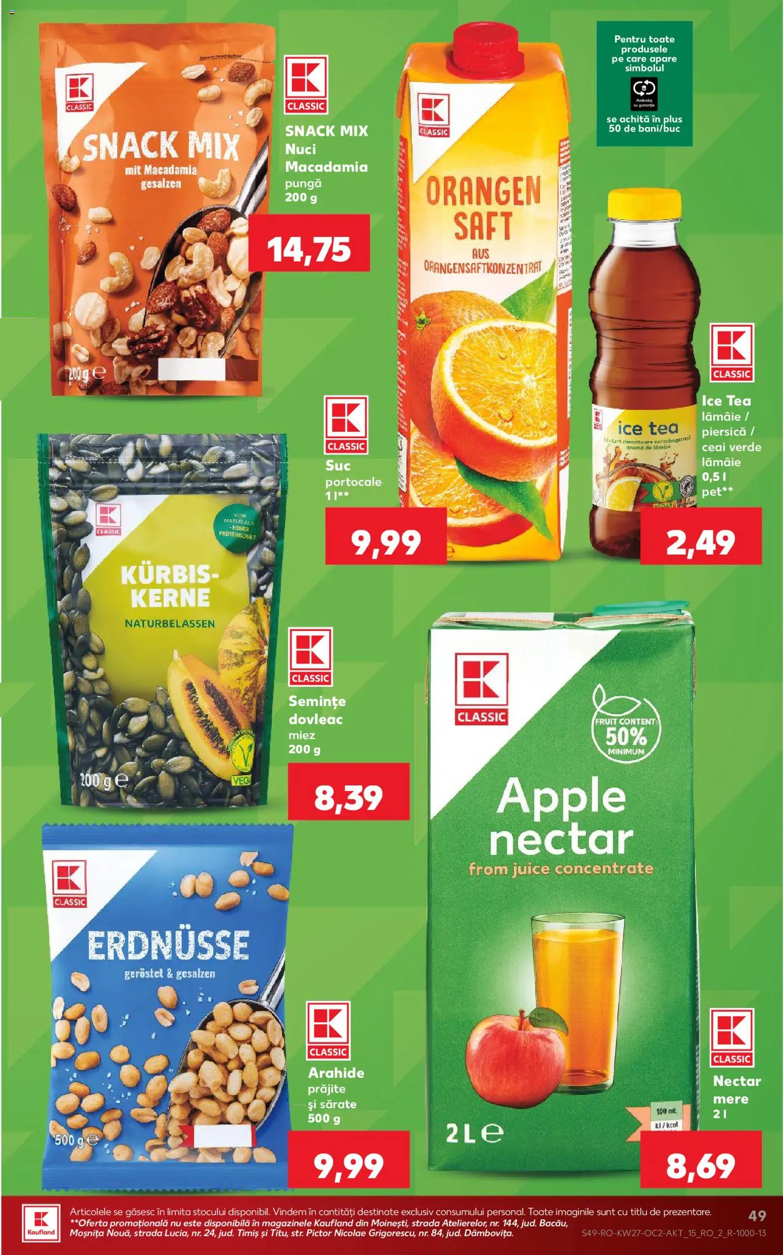 Catalog Kaufland 1 - 6 Iulie 2026 | Pagina 49 | Produse: Semințe, Apple, Mere, Lămâie