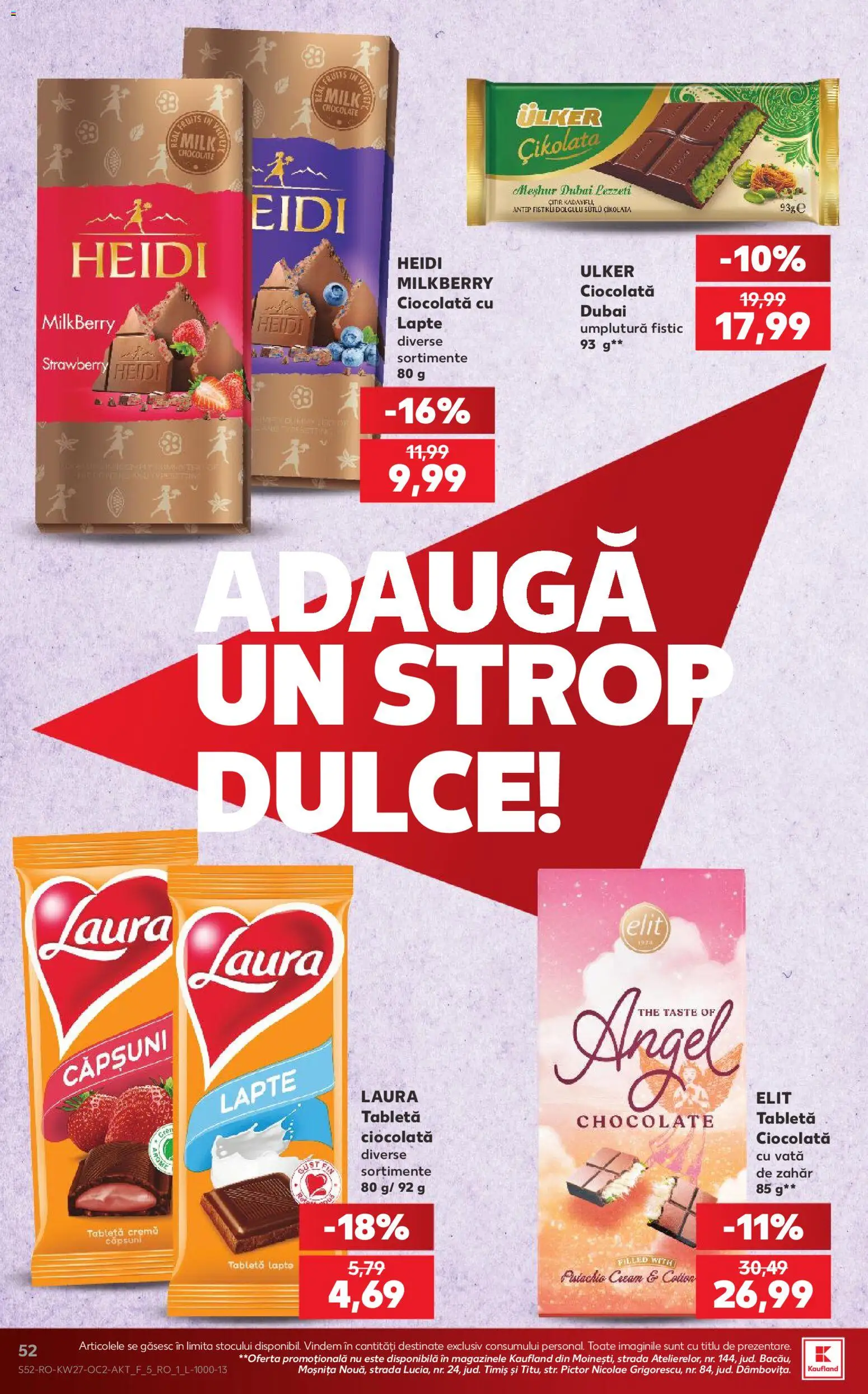 Catalog Kaufland 1 - 6 Iulie 2026 | Pagina 52 | Produse: Tabletă, Cremă, Căpșuni, Zahăr