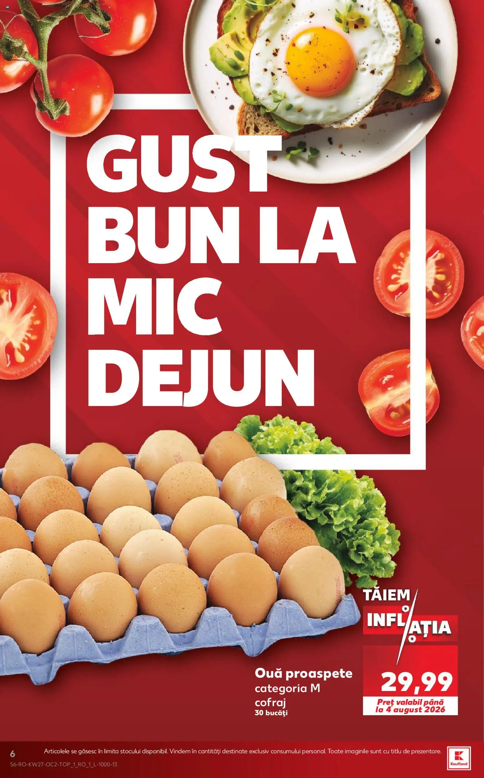 Catalog Kaufland 1 - 6 Iulie 2026 | Pagina 6 | Produse: Ouă