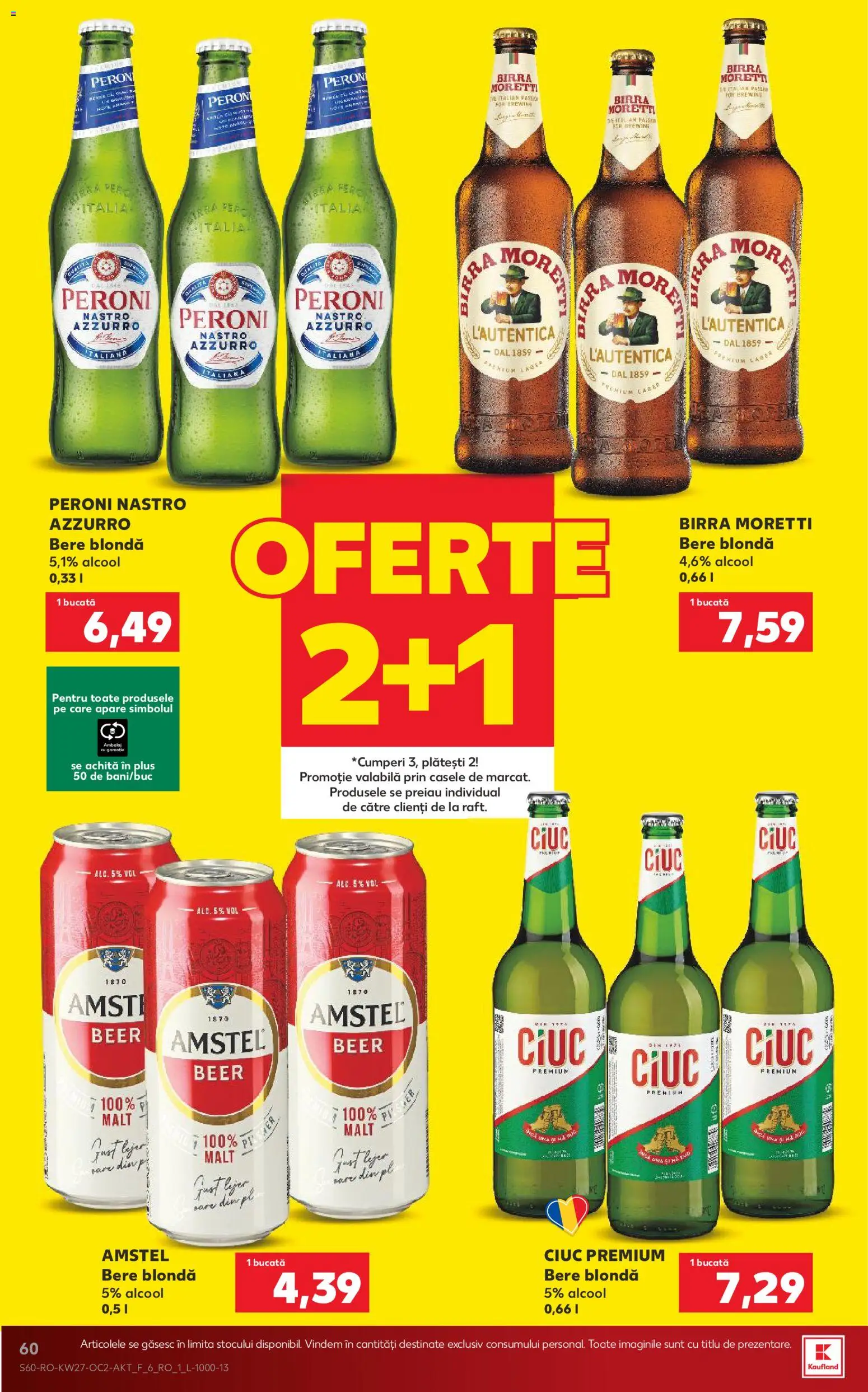 Catalog Kaufland 1 - 6 Iulie 2026 | Pagina 60 | Produse: Bere, Sare