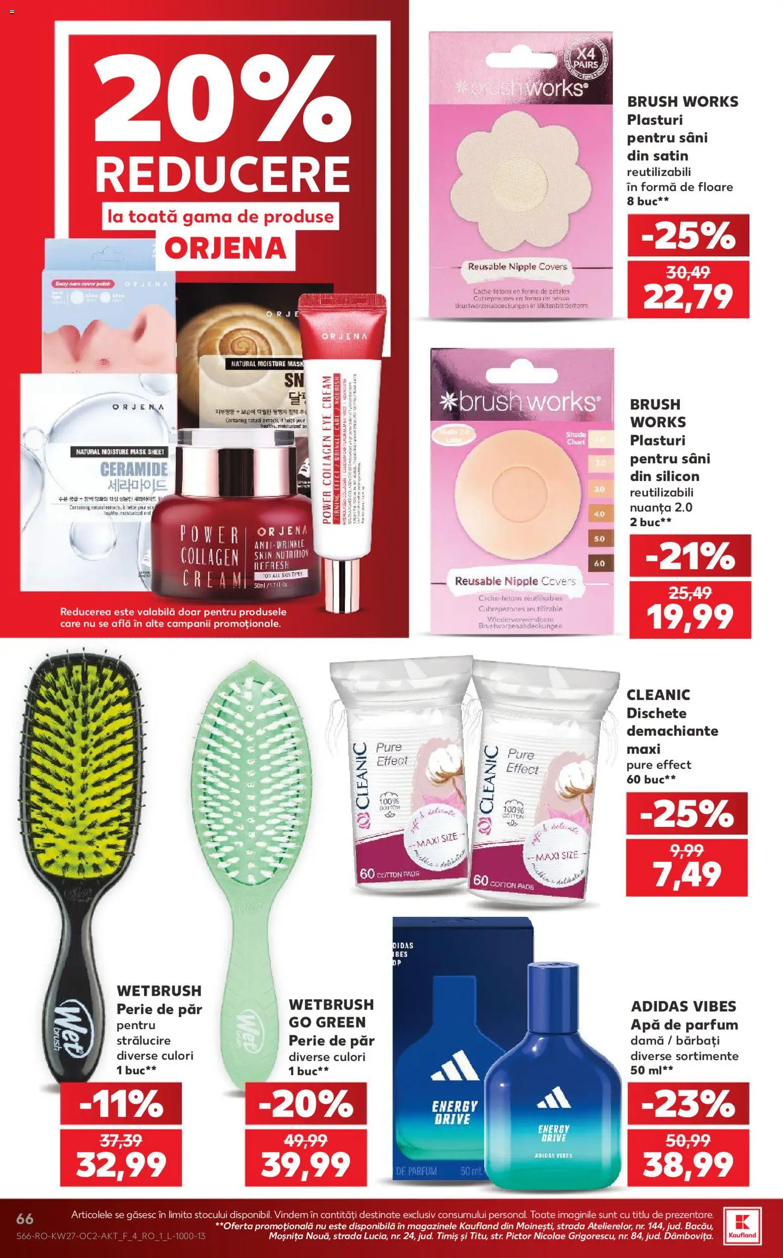 Catalog Kaufland 1 - 6 Iulie 2026 | Pagina 66 | Produse: Perie de păr, Plasturi, Apă de parfum, Parfum