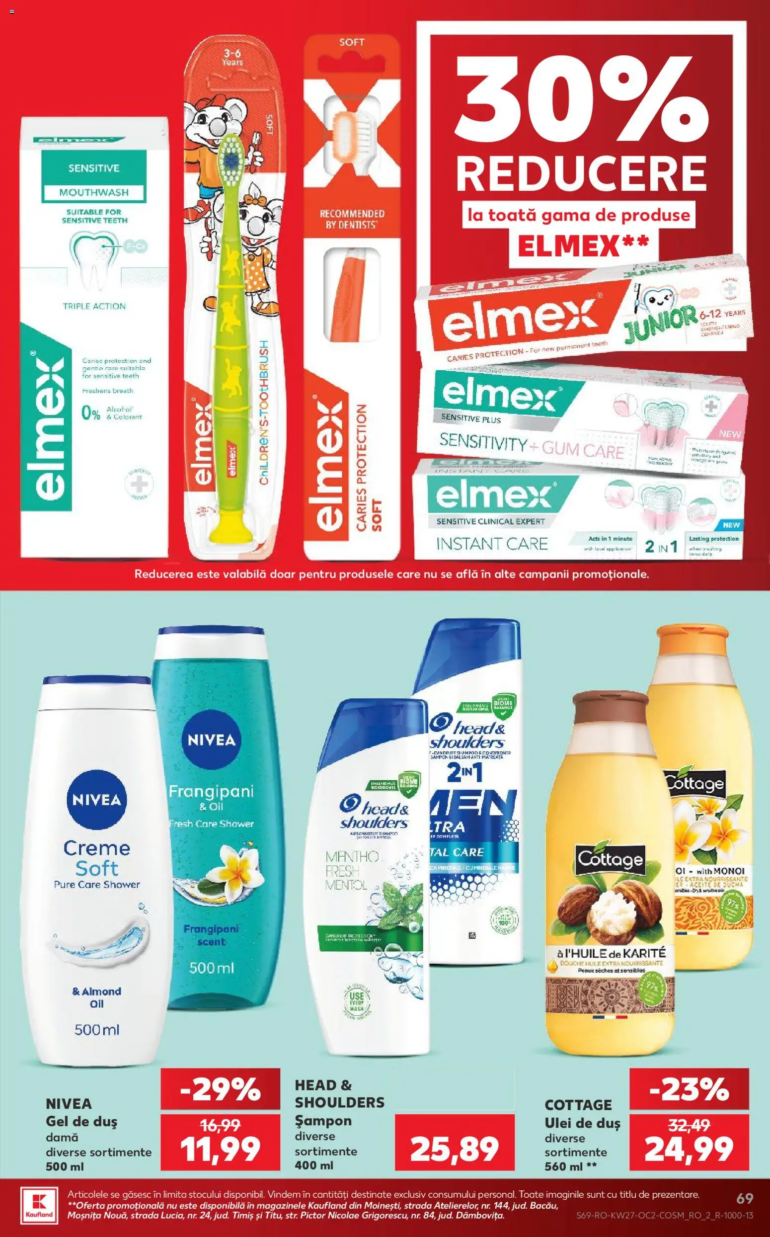 Catalog Kaufland 1 - 6 Iulie 2026 | Pagina 69 | Produse: Duș, Șampon, Ulei, Gel de duș
