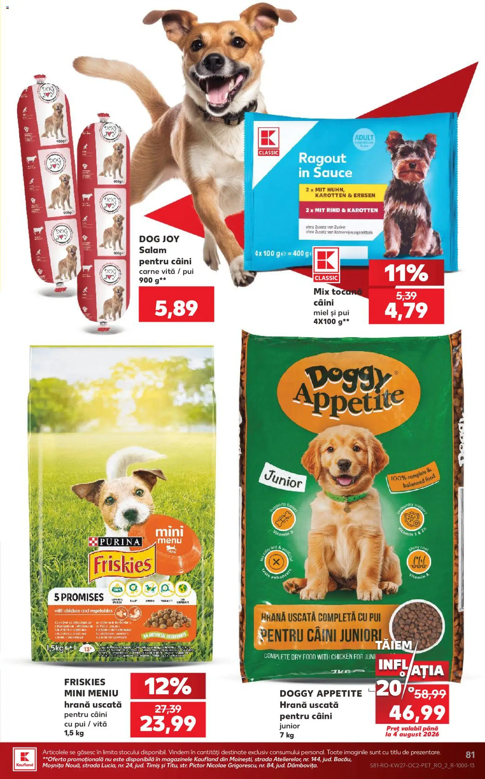 Catalog Kaufland 1 - 6 Iulie 2026 | Pagina 81 | Produse: Hacıyatmaz Kedi Oyuncağı, Salam