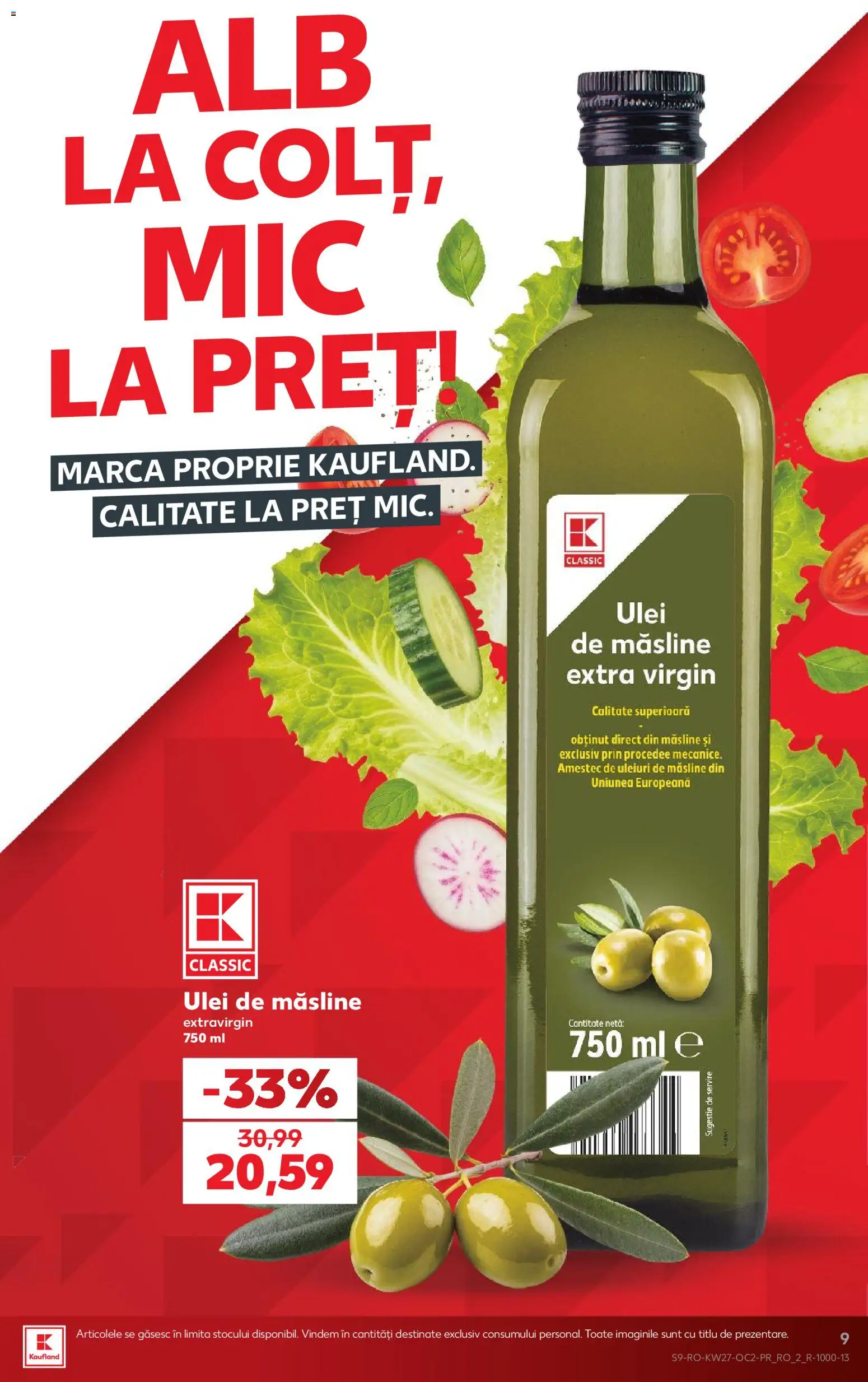 Catalog Kaufland 1 - 6 Iulie 2026 | Pagina 9 | Produse: Măsline, Ulei