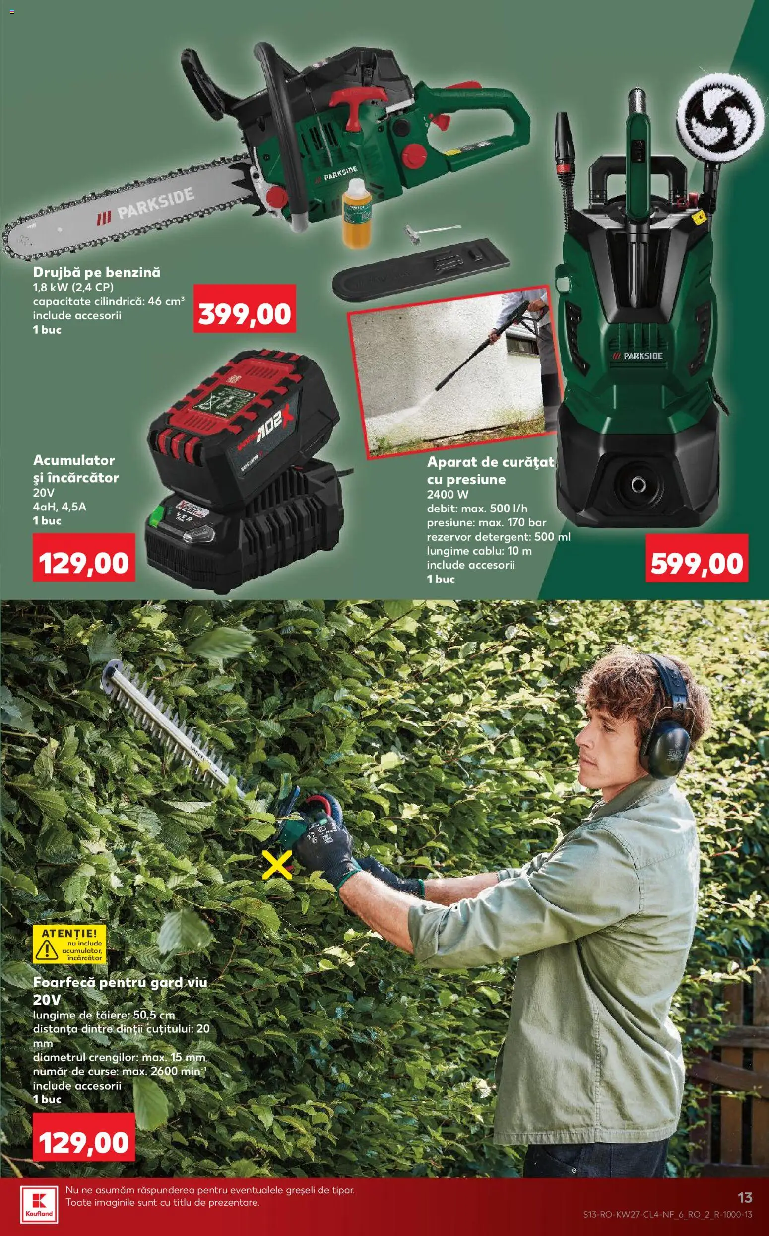 Catalog Kaufland 1 - 6 Iulie 2026 | Pagina 13 | Produse: Încărcător, Cablu, Detergent