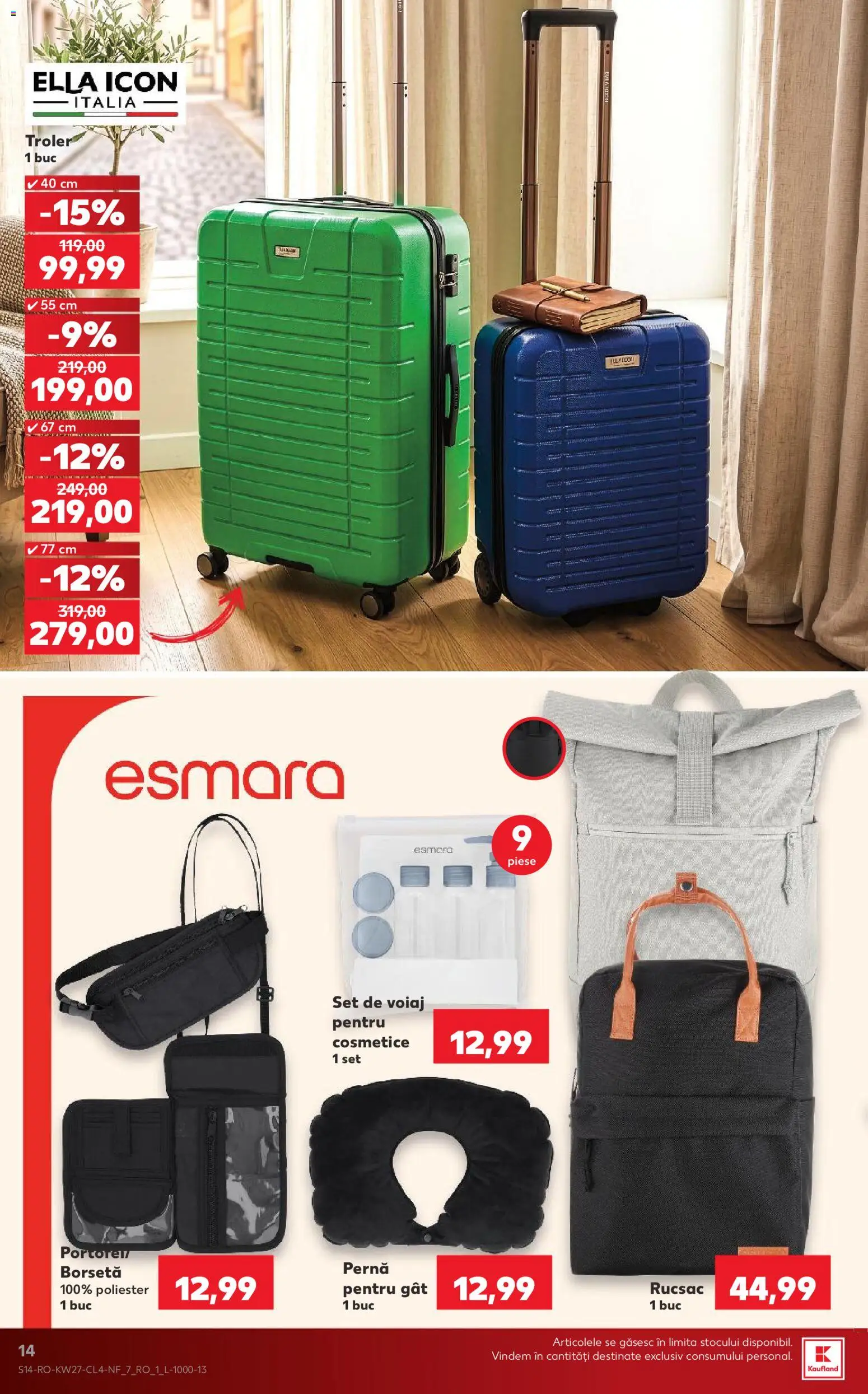 Catalog Kaufland 1 - 6 Iulie 2026 | Pagina 14 | Produse: Pernă, Rucsac