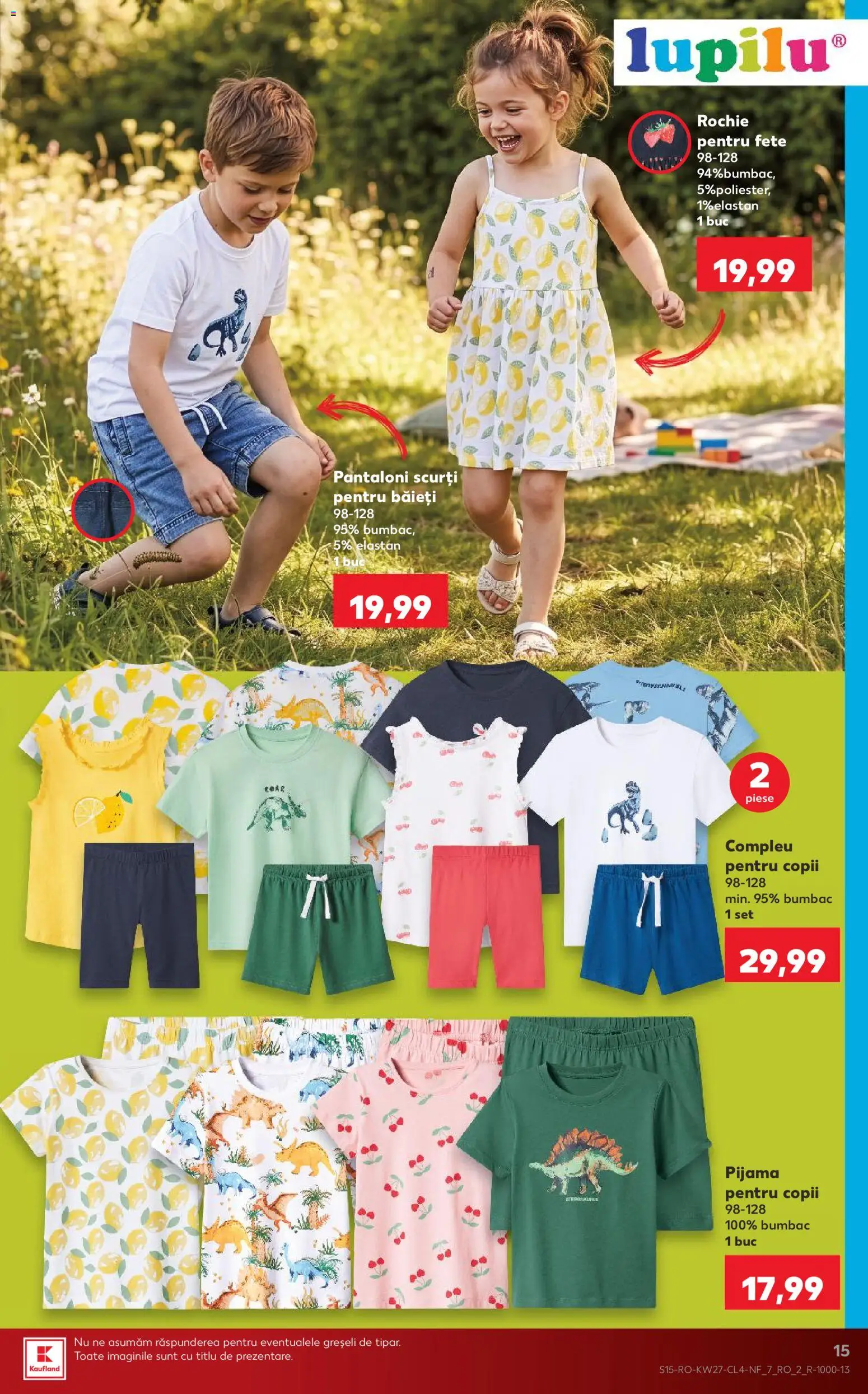 Catalog Kaufland 1 - 6 Iulie 2026 | Pagina 15 | Produse: Rochie, Pantaloni, Pantaloni scurți
