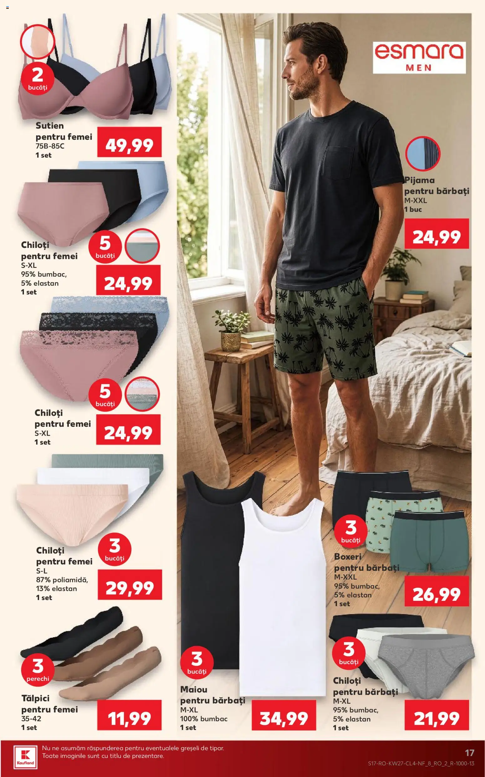 Catalog Kaufland 1 - 6 Iulie 2026 | Pagina 17 | Produse: Maiou, Chiloți, Sutien, Boxeri