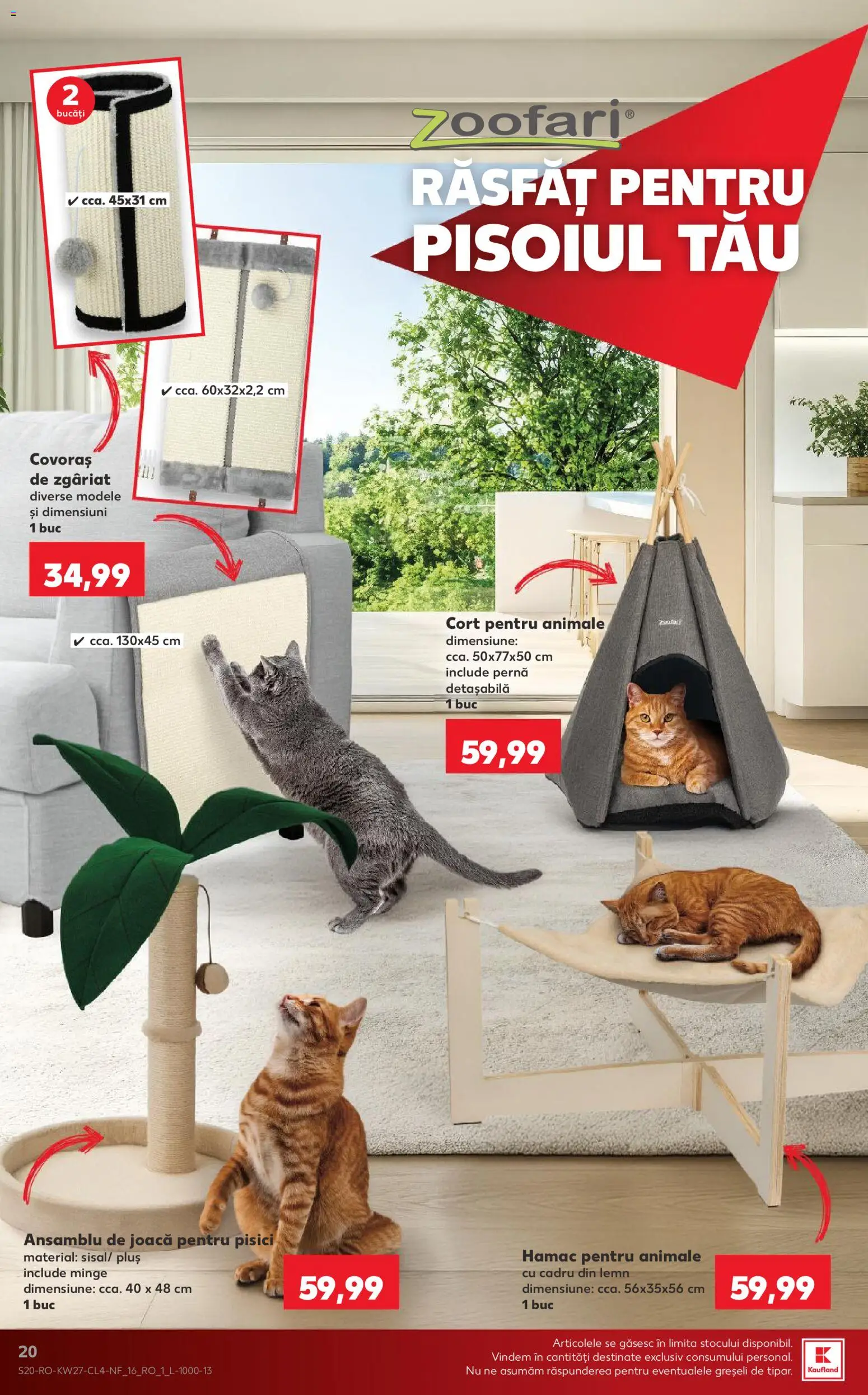 Catalog Kaufland 1 - 6 Iulie 2026 | Pagina 20 | Produse: Cort, Hamac, Pernă